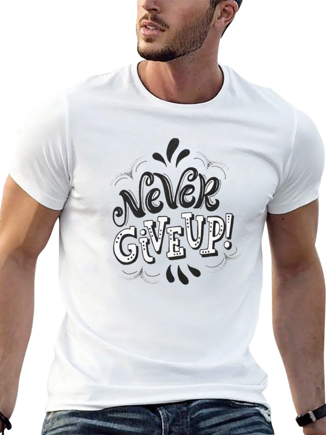 Never Give Up! Graphic Tee