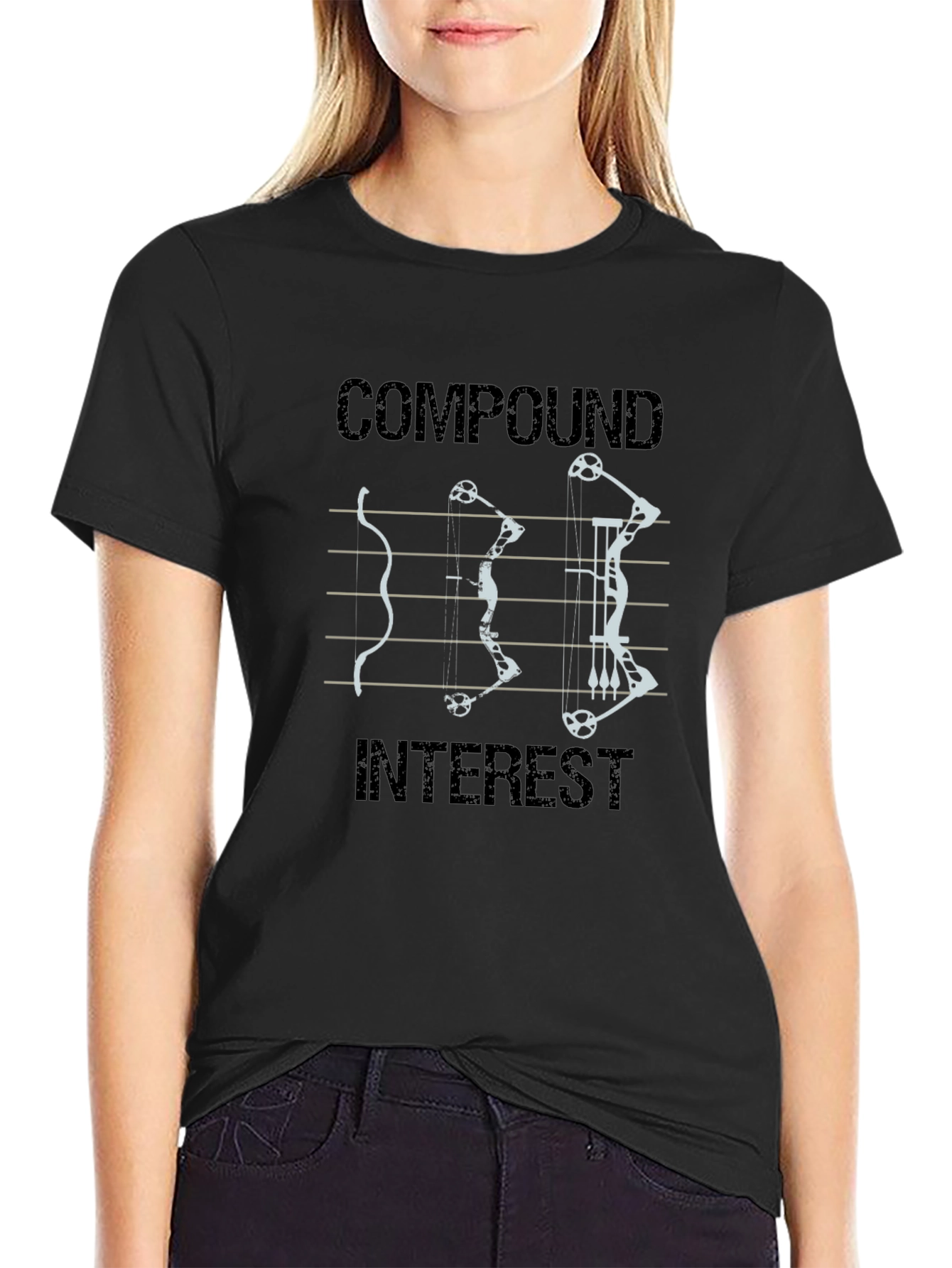 Compound Interest Bow T-Shirt