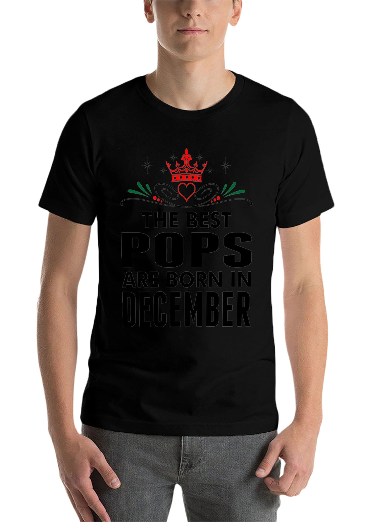 Best Pops Born in December - Graphic T-Shirt