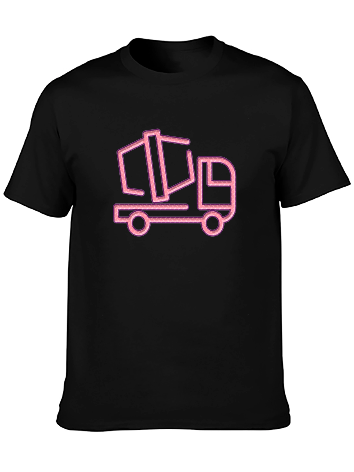 Neon Truck Graphic Black T-Shirt