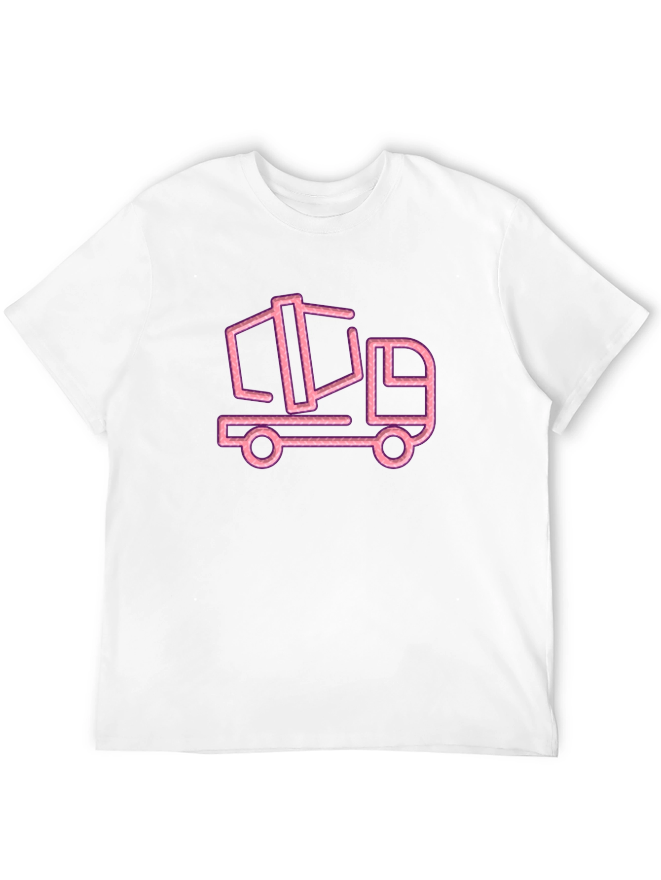 Neon Truck Graphic Black T-Shirt