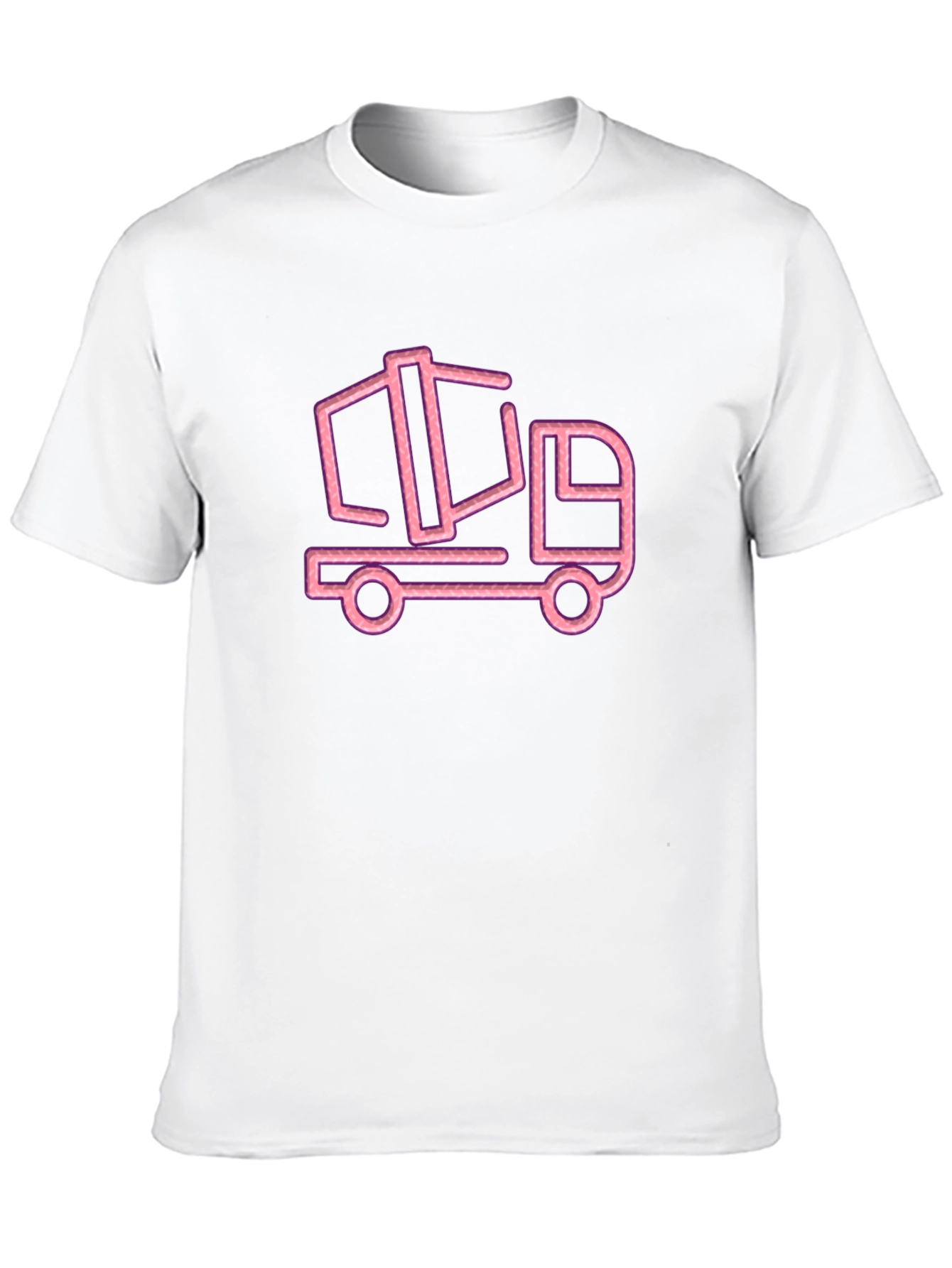 Neon Truck Graphic Black T-Shirt
