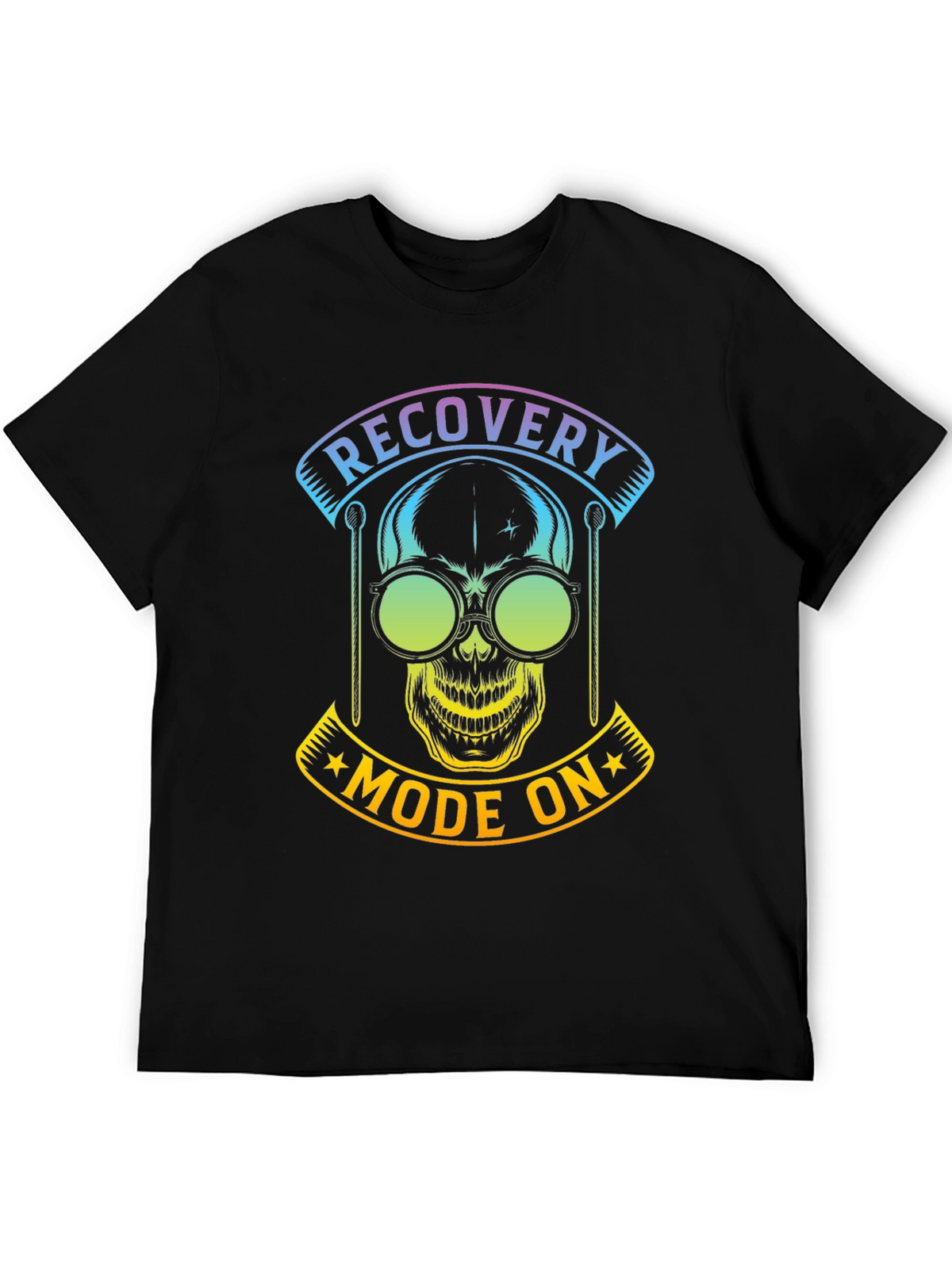 Recovery Mode On Skull T-Shirt