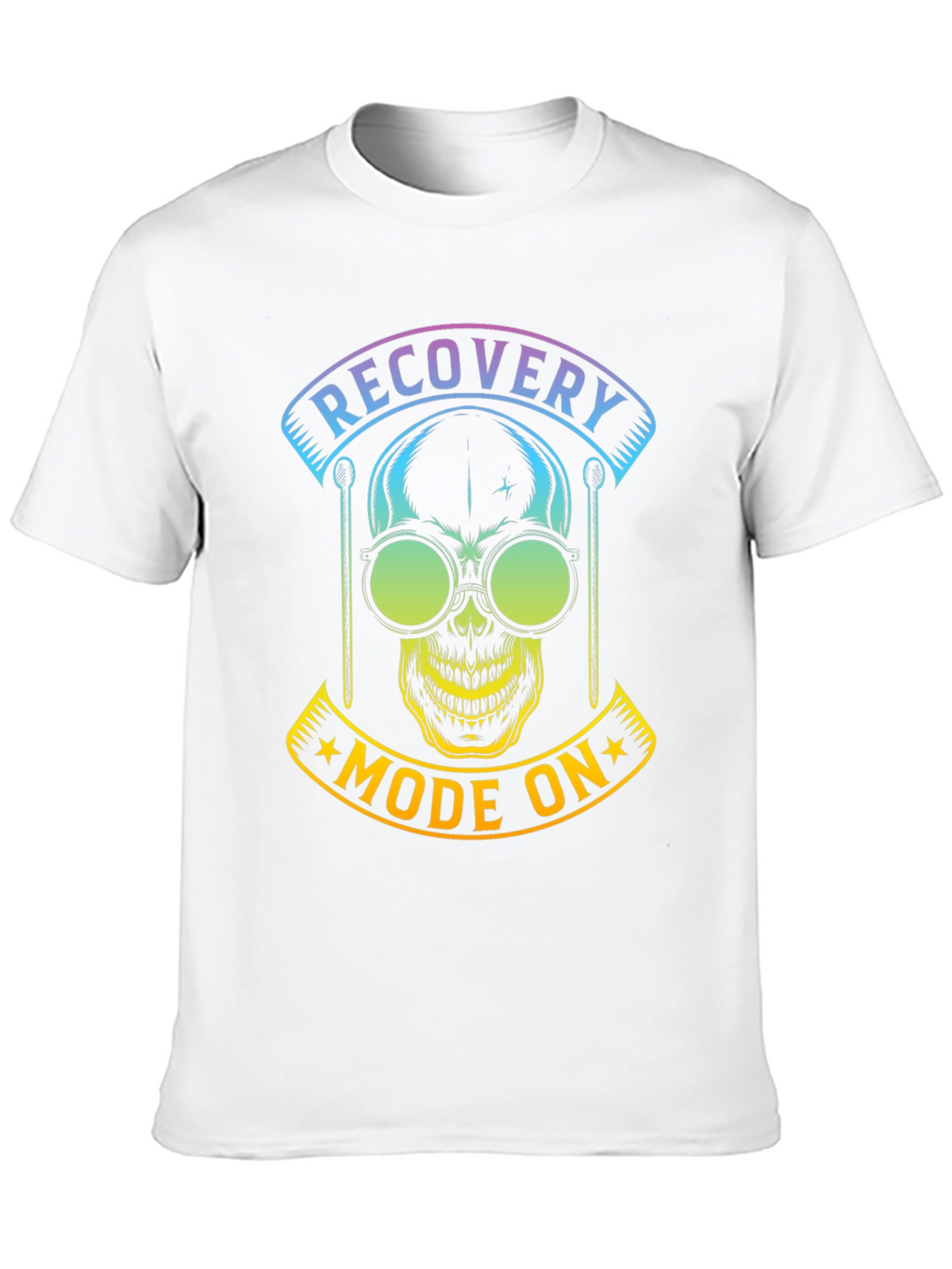 Recovery Mode On Skull T-Shirt