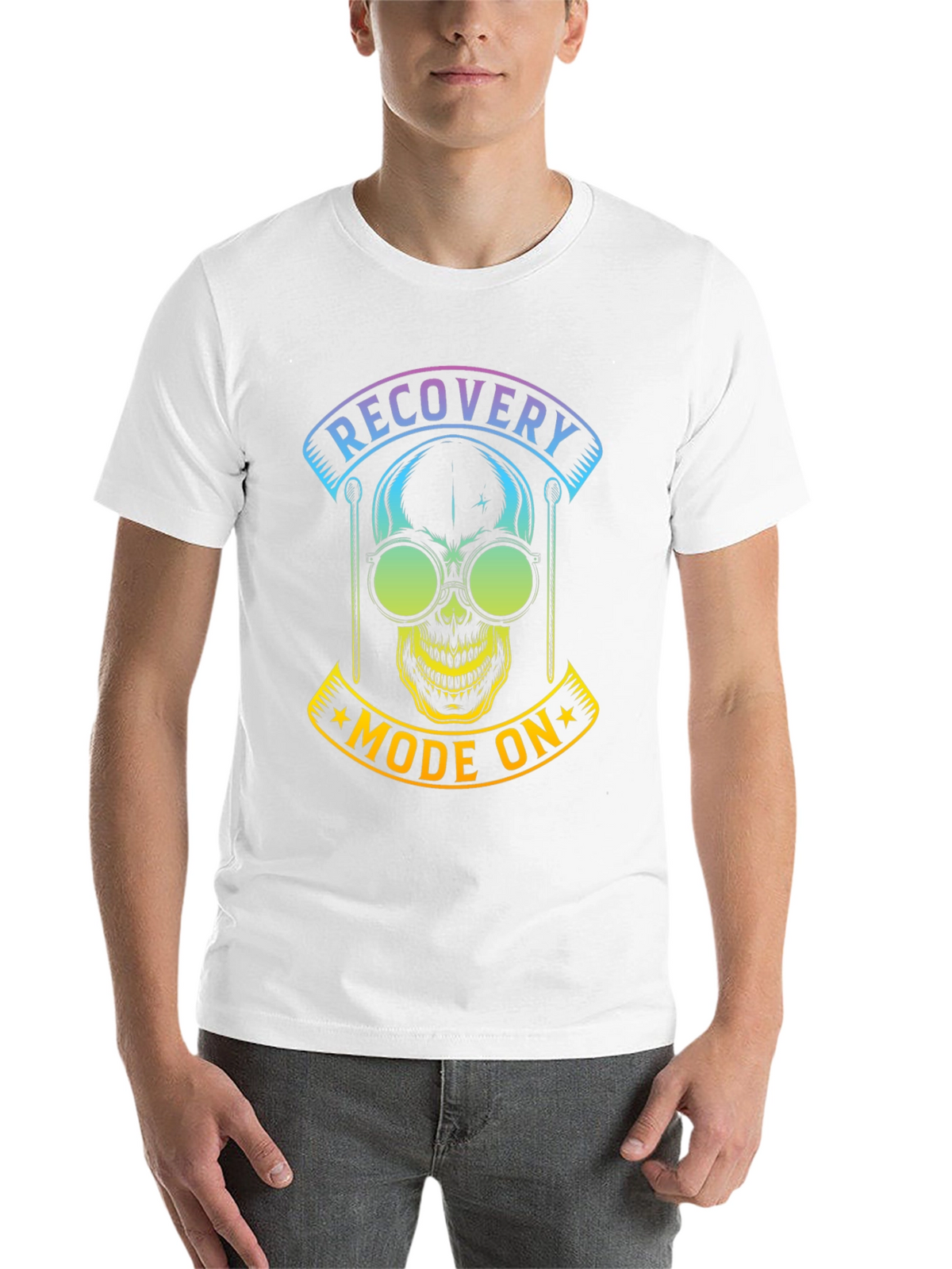 Recovery Mode On Skull T-Shirt