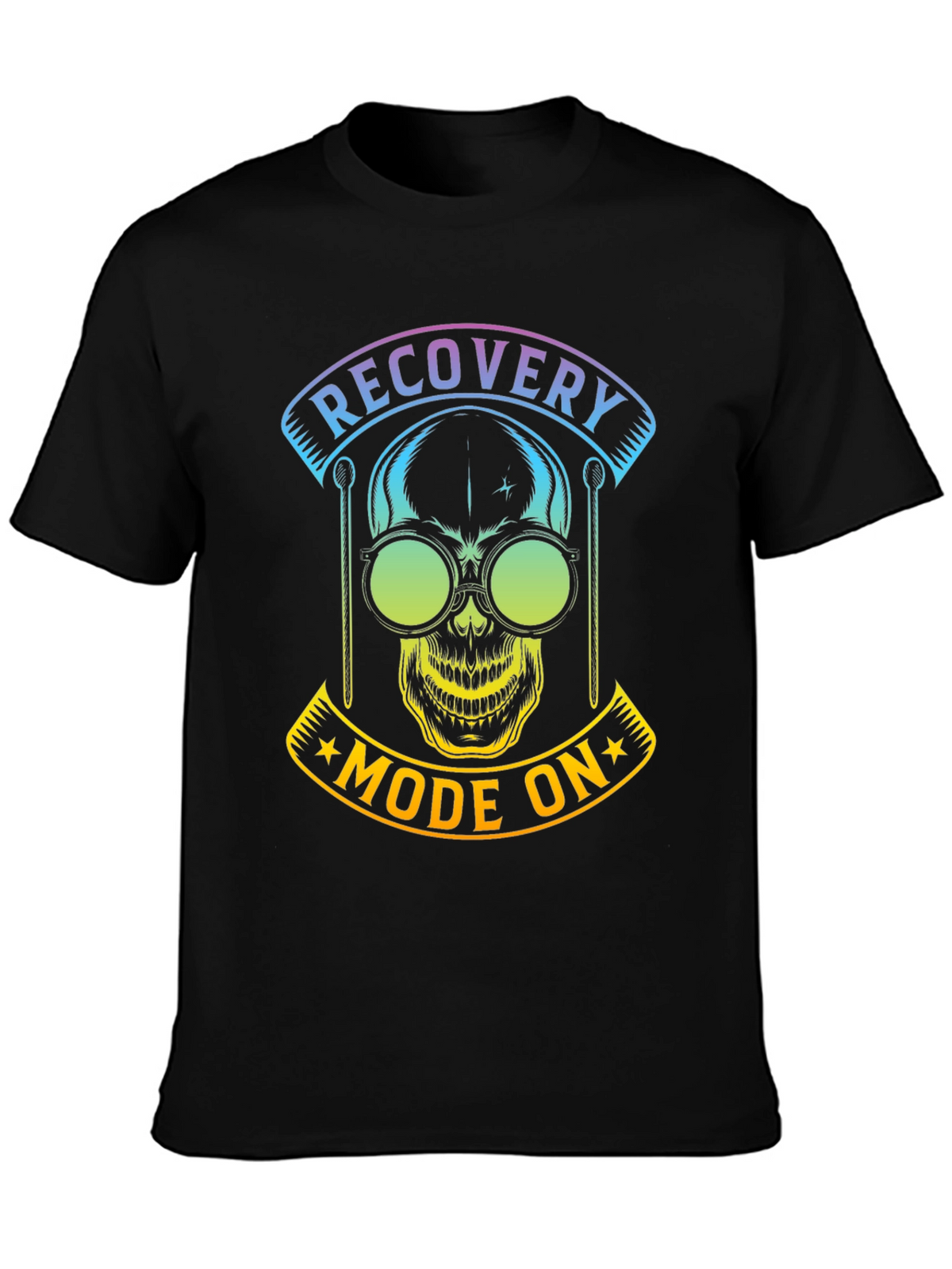 Recovery Mode On Skull T-Shirt