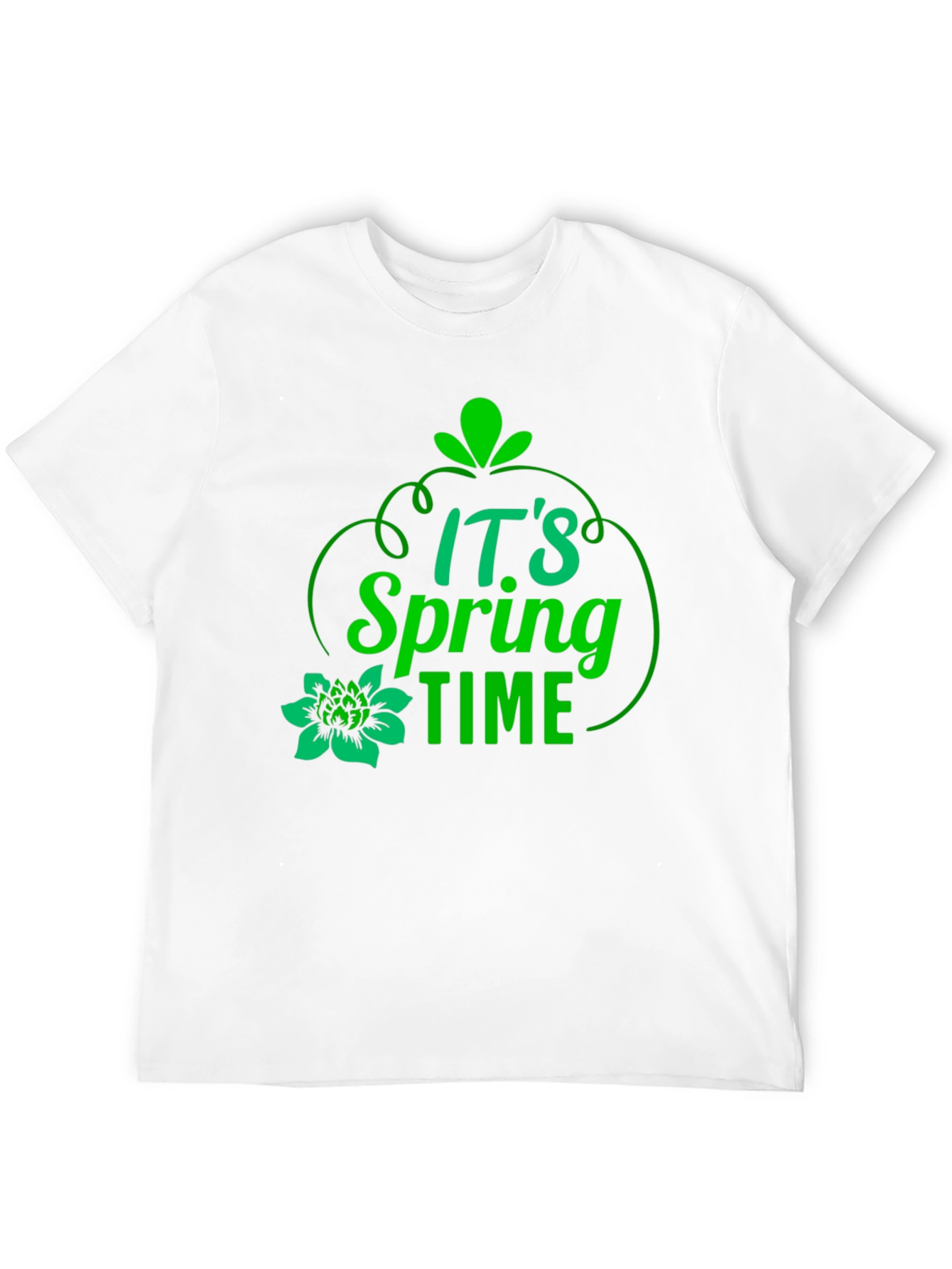 Its Spring Time Black Graphic Tee