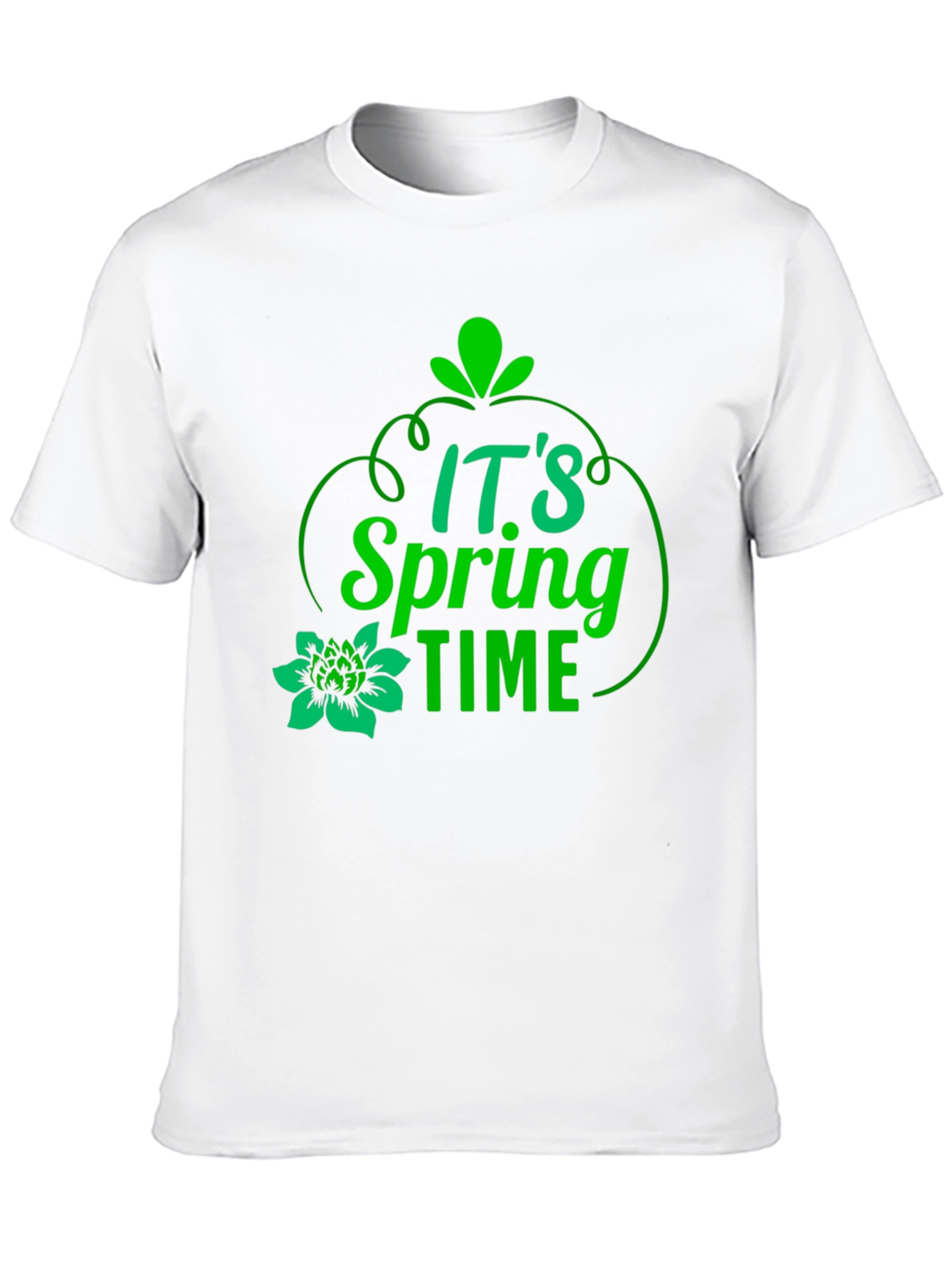 Its Spring Time Black Graphic Tee