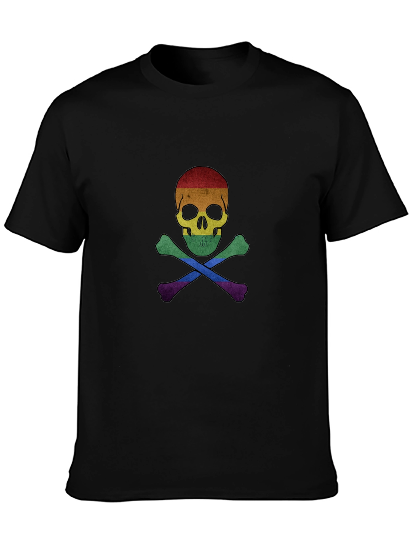 Rainbow Pride Skull & Crossbones T-Shirt