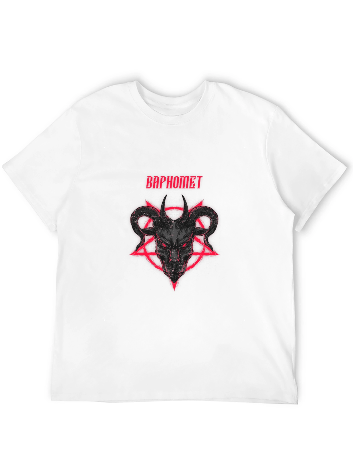 Baphomet Goat Tee - Satanic Graphic T-Shirt - Black