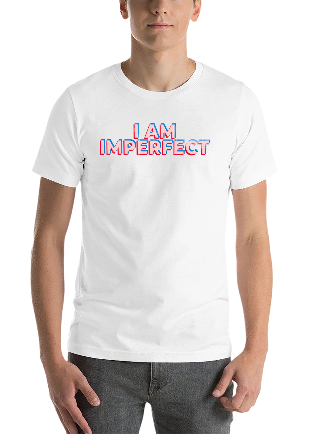 Imperfect Statement Graphic Tee - Black