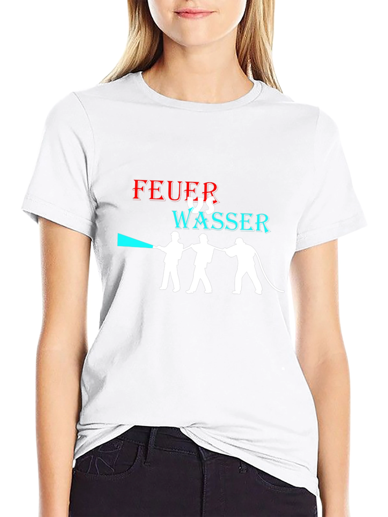 Feuer vs Wasser Graphic T-Shirt