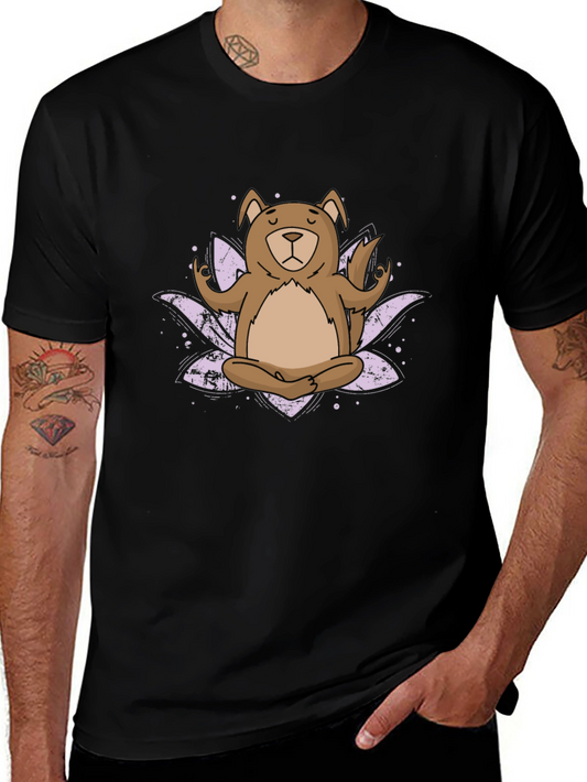 Zen Bear Meditation T-Shirt