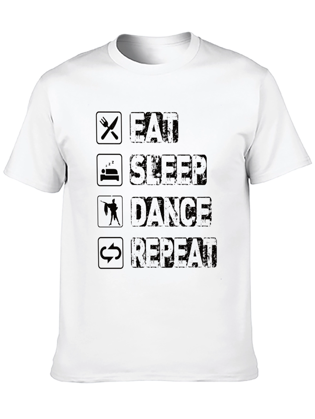 Eat Sleep Dance Repeat Graphic Tee