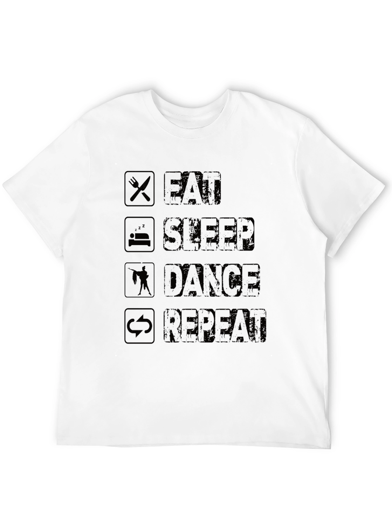 Eat Sleep Dance Repeat Graphic Tee