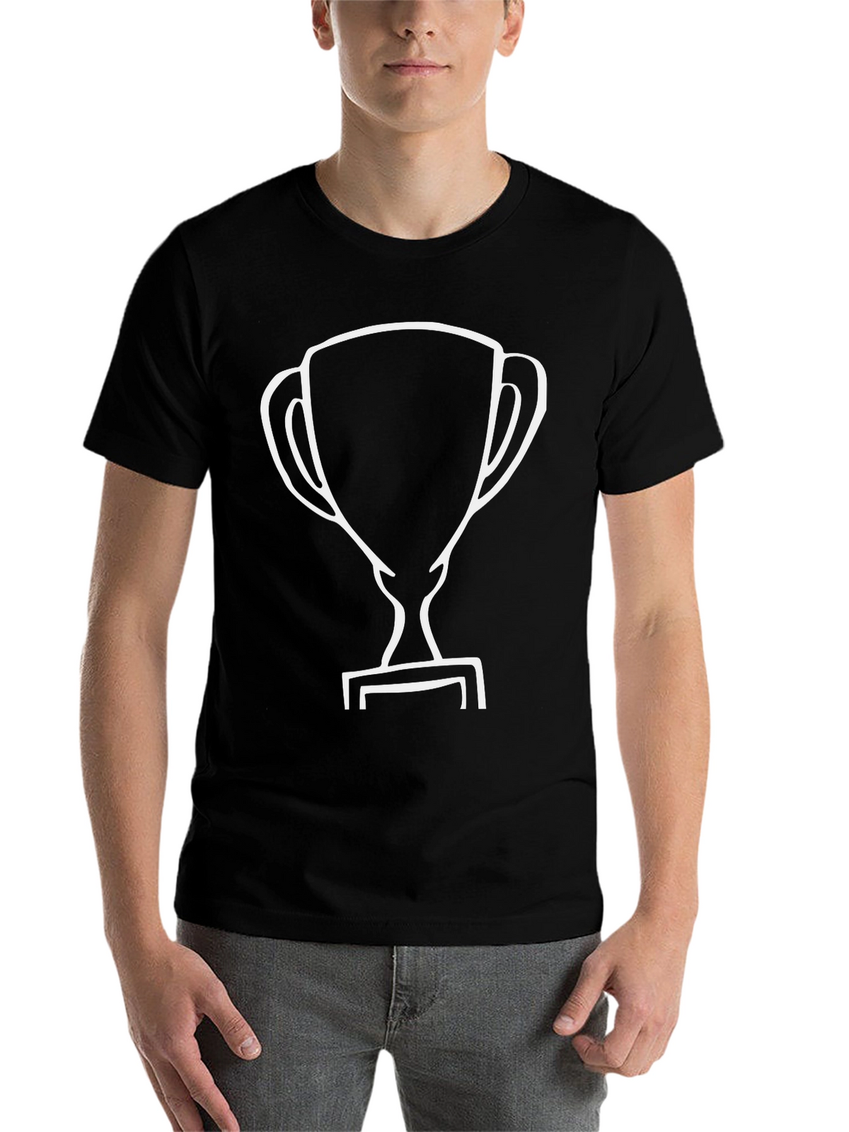 Black Trophy T-Shirt - Victory Style