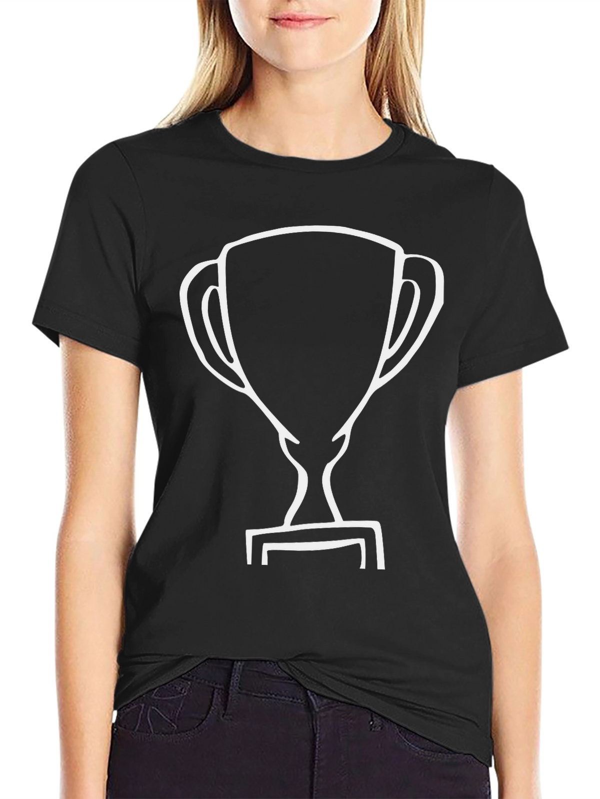Black Trophy T-Shirt - Victory Style