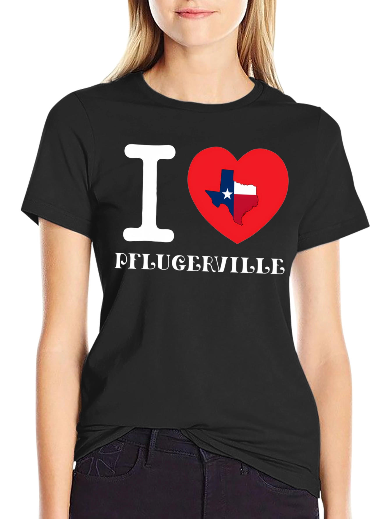 I Heart Pflugerville Texas State Pride T-Shirt