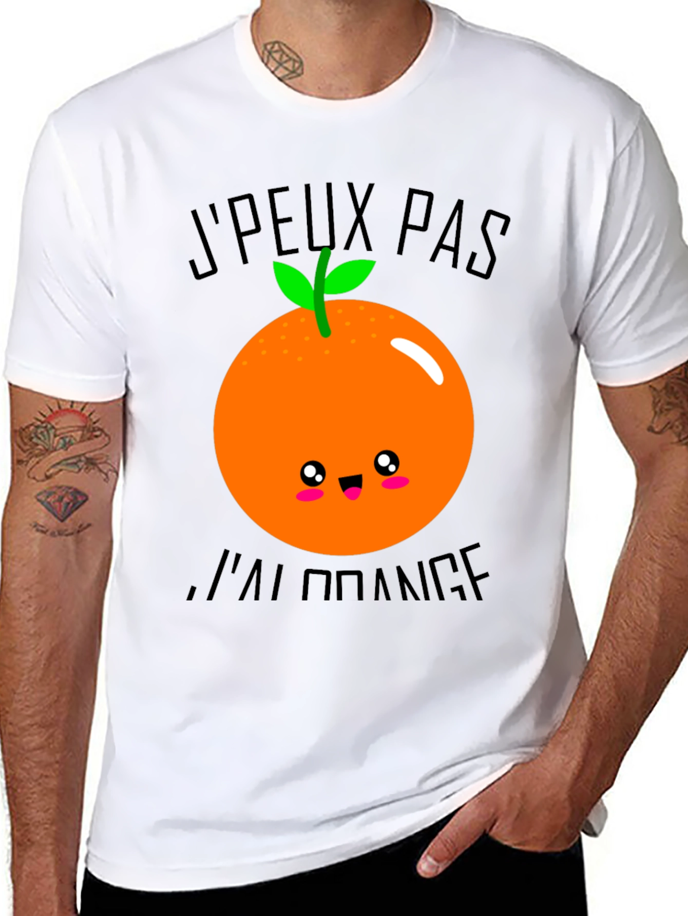 Funny Fruit Pun T-Shirt - Im All Orange