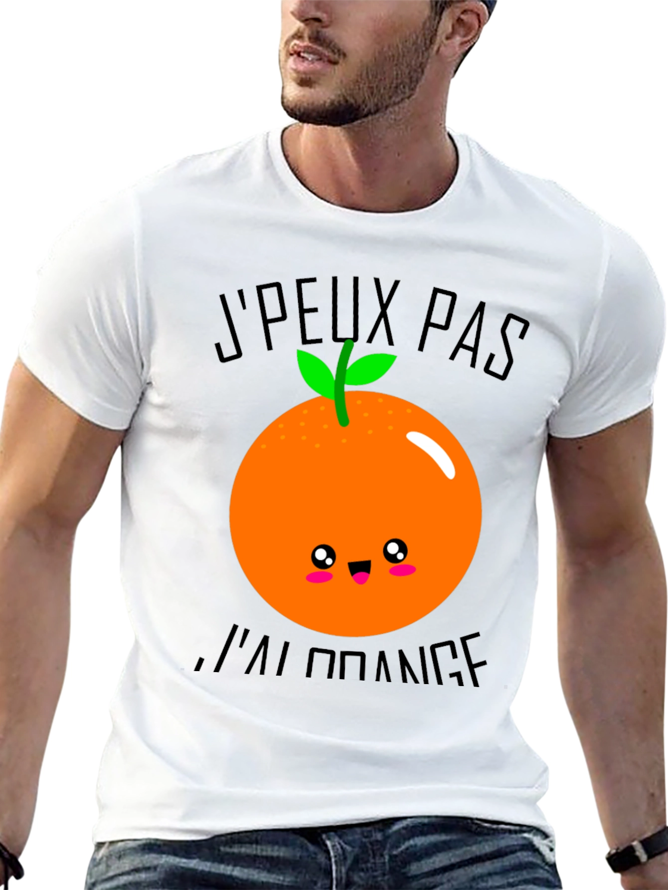 Funny Fruit Pun T-Shirt - Im All Orange