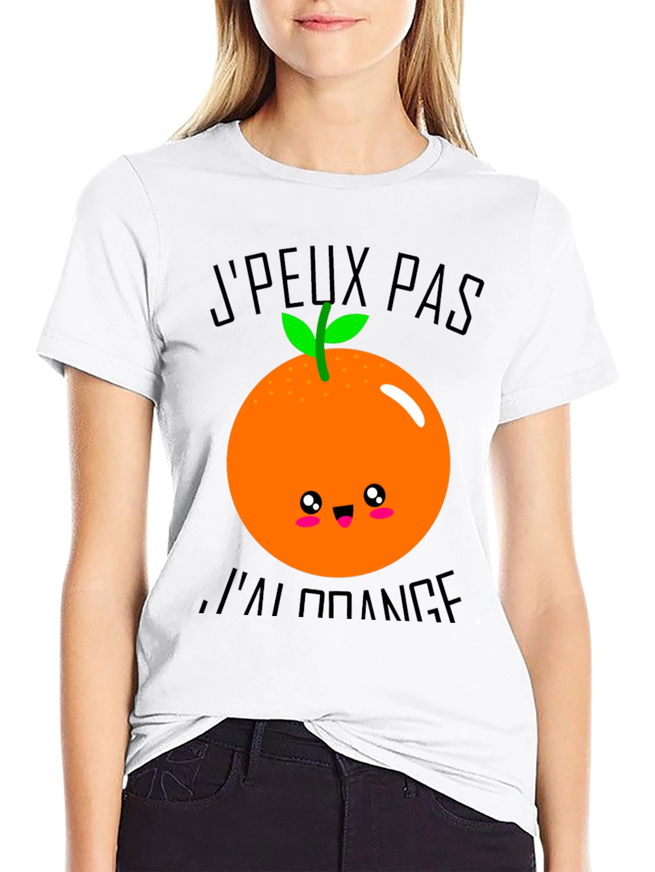 Funny Fruit Pun T-Shirt - Im All Orange