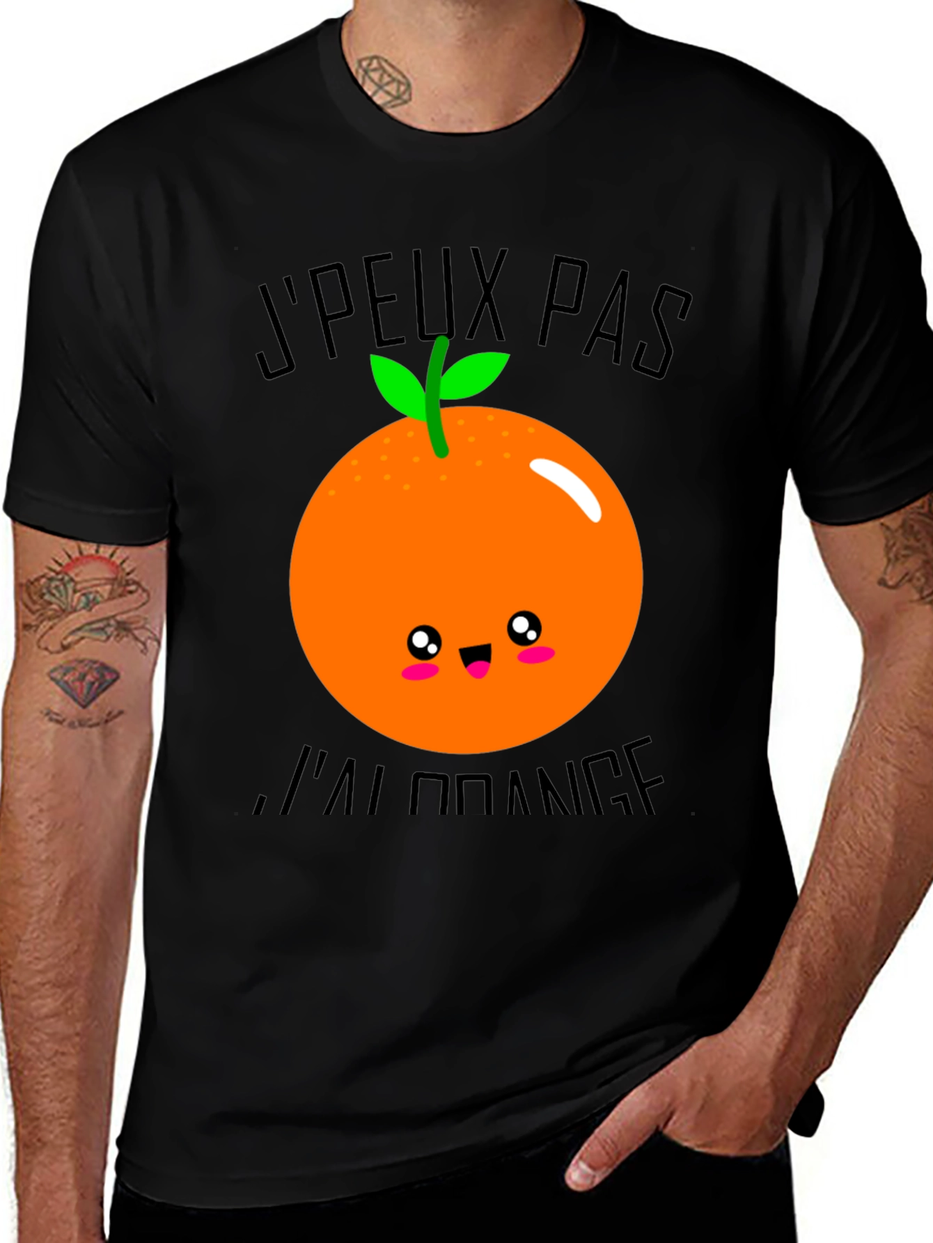Funny Fruit Pun T-Shirt - Im All Orange