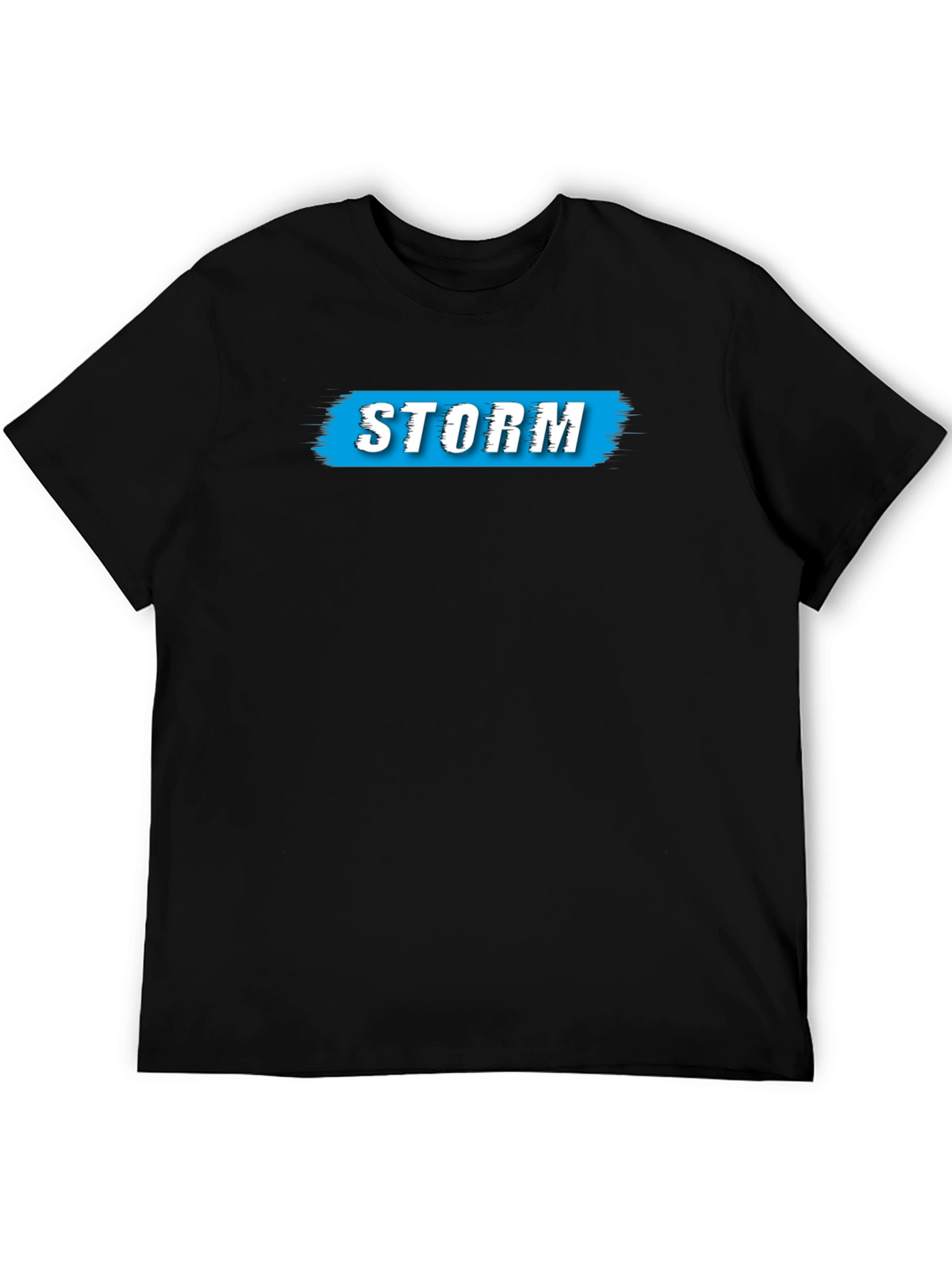 Storm Graphic Print Mens Black T-Shirt