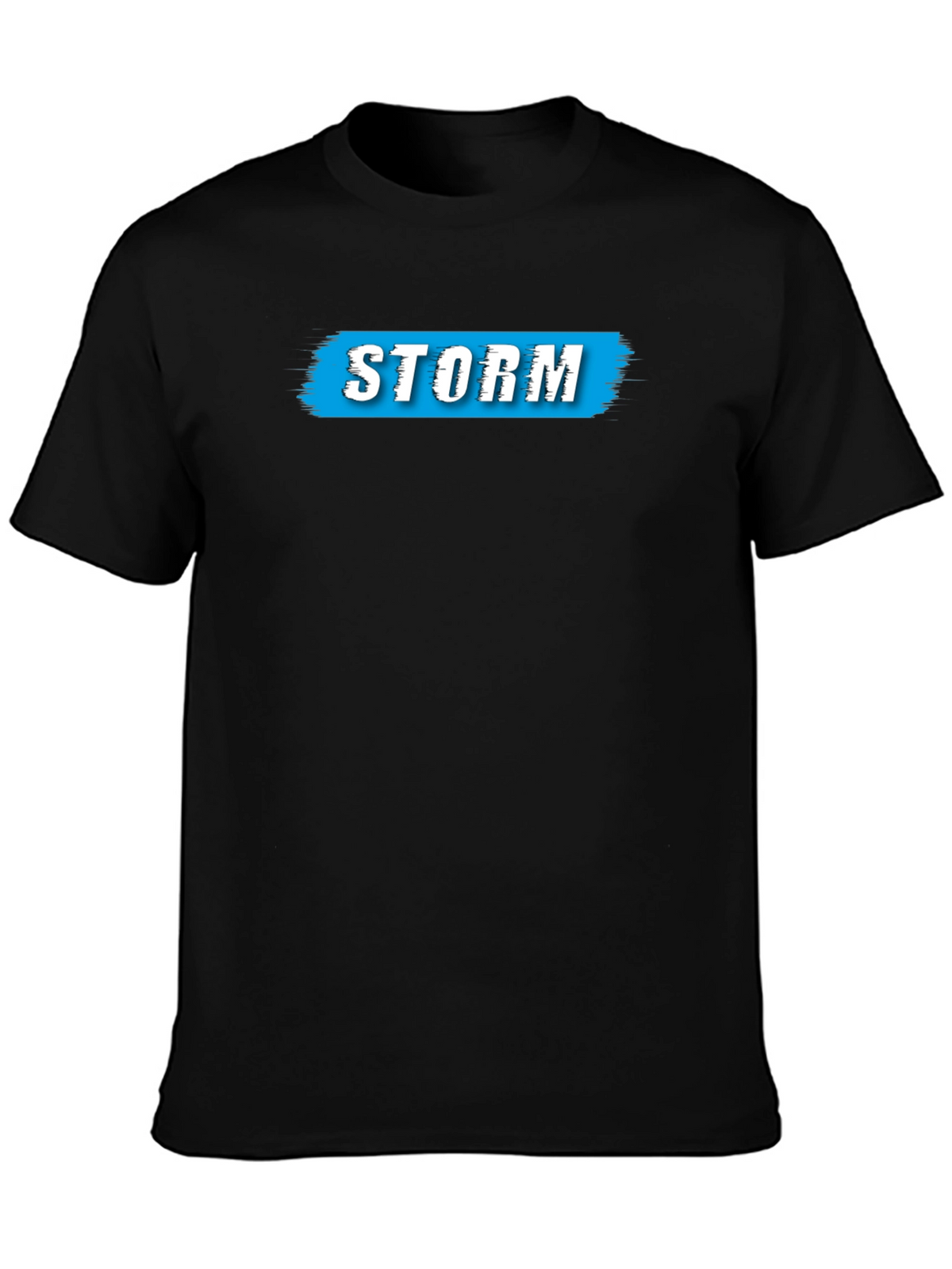 Storm Graphic Print Mens Black T-Shirt