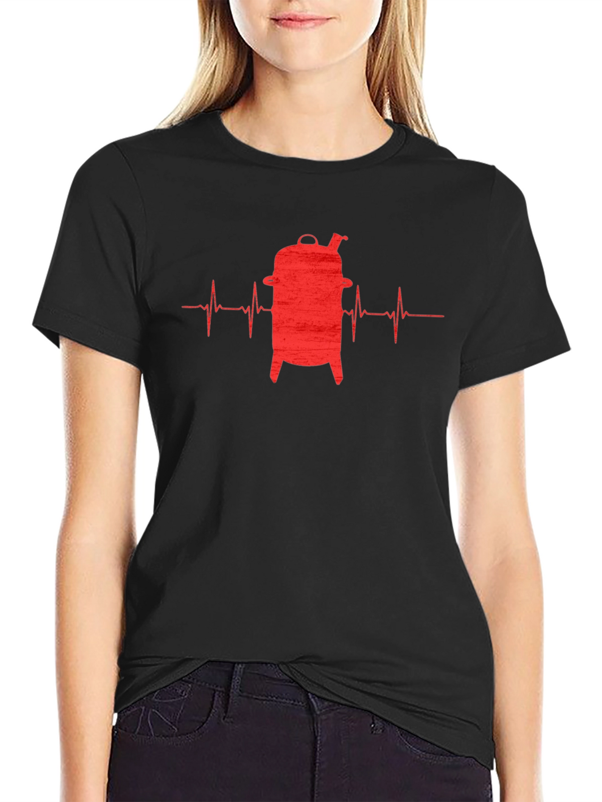 BBQ Heartbeat T-Shirt - Grill Master Tee