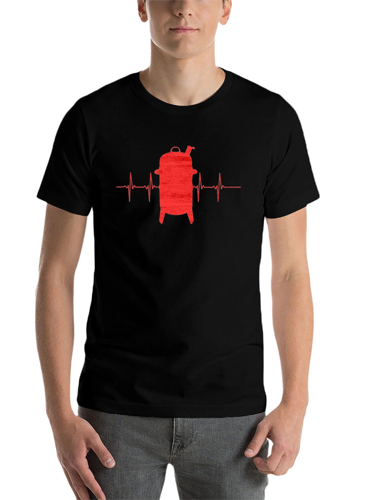 BBQ Heartbeat T-Shirt - Grill Master Tee
