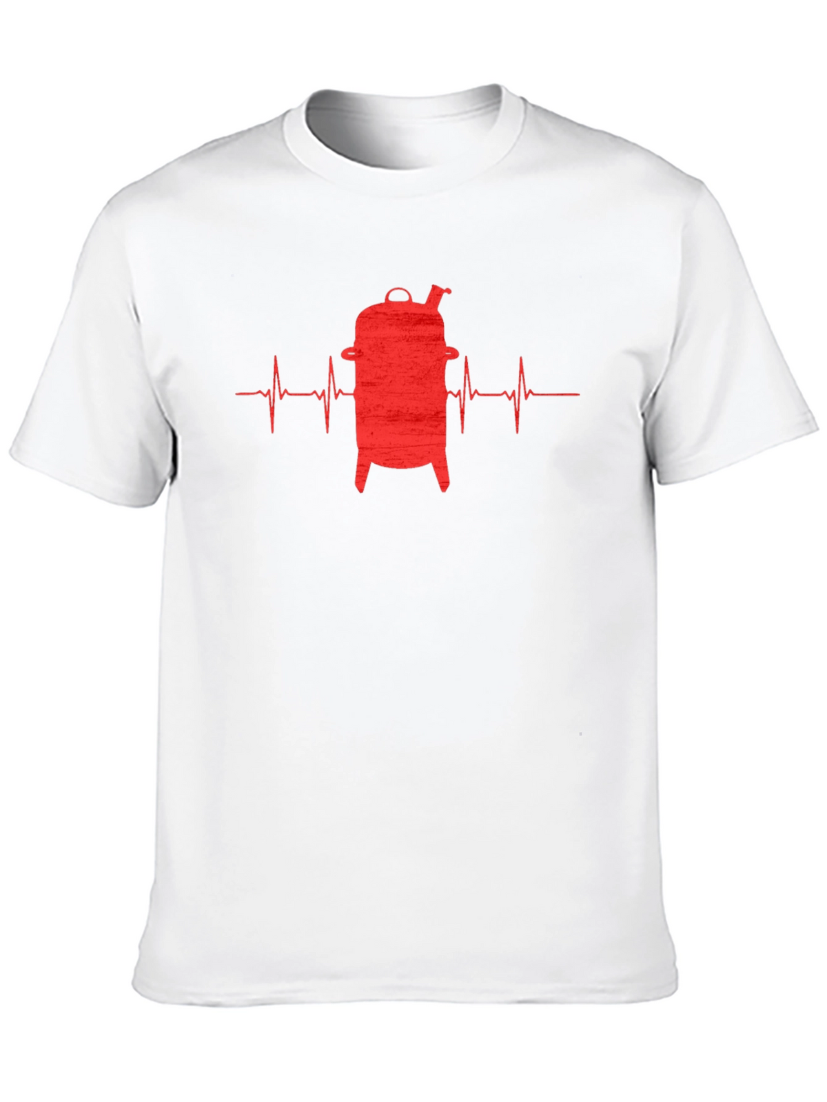 BBQ Heartbeat T-Shirt - Grill Master Tee