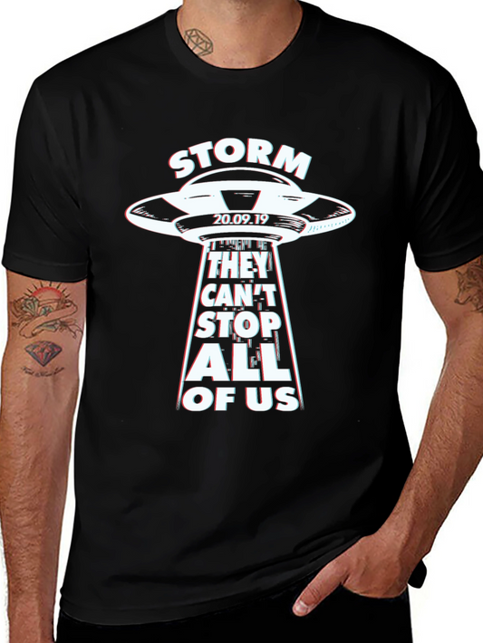 Storm Area 51 UFO T-Shirt - They Cant Stop All of Us