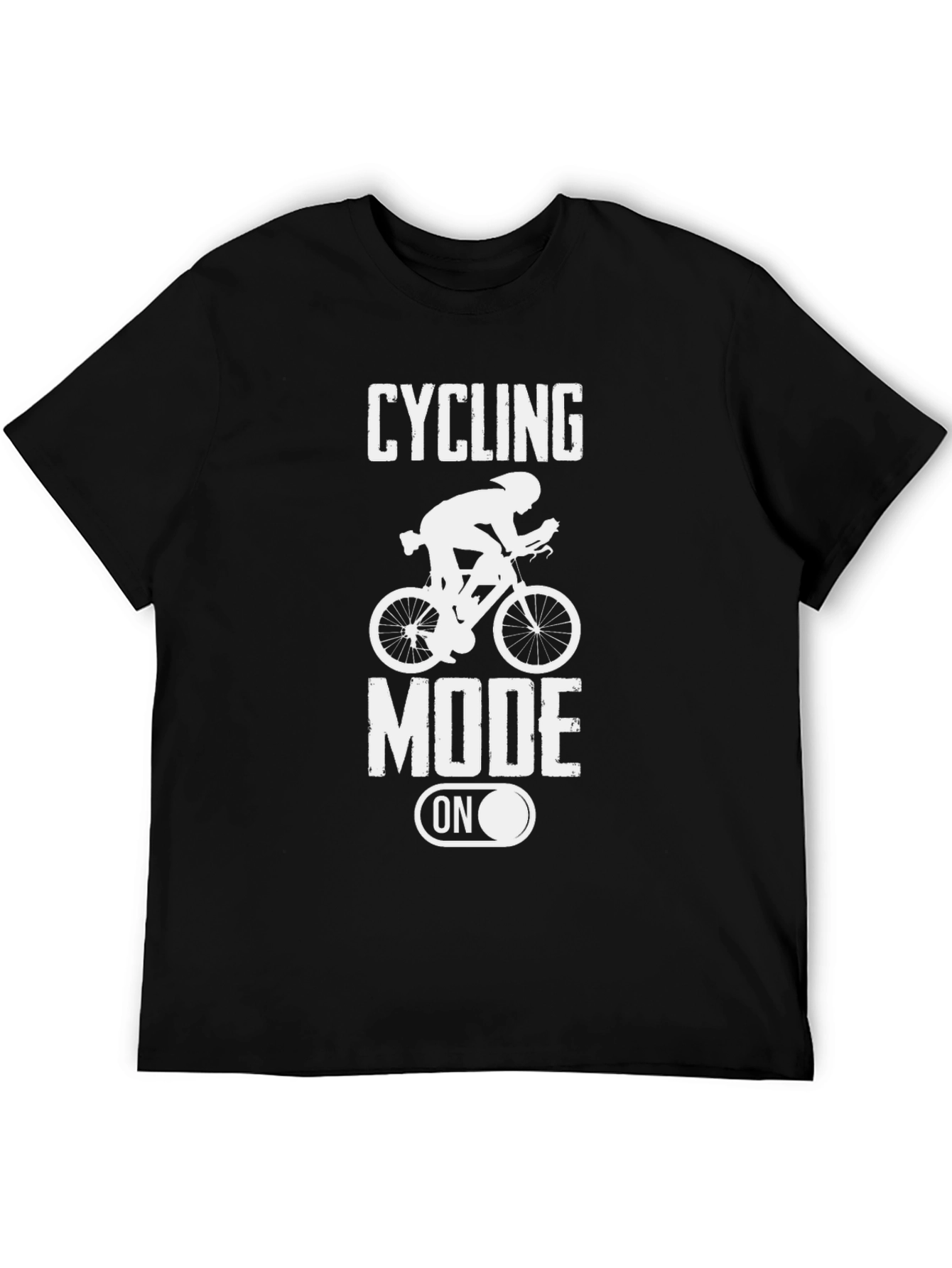 Cycling Mode On Graphic Tee - Black