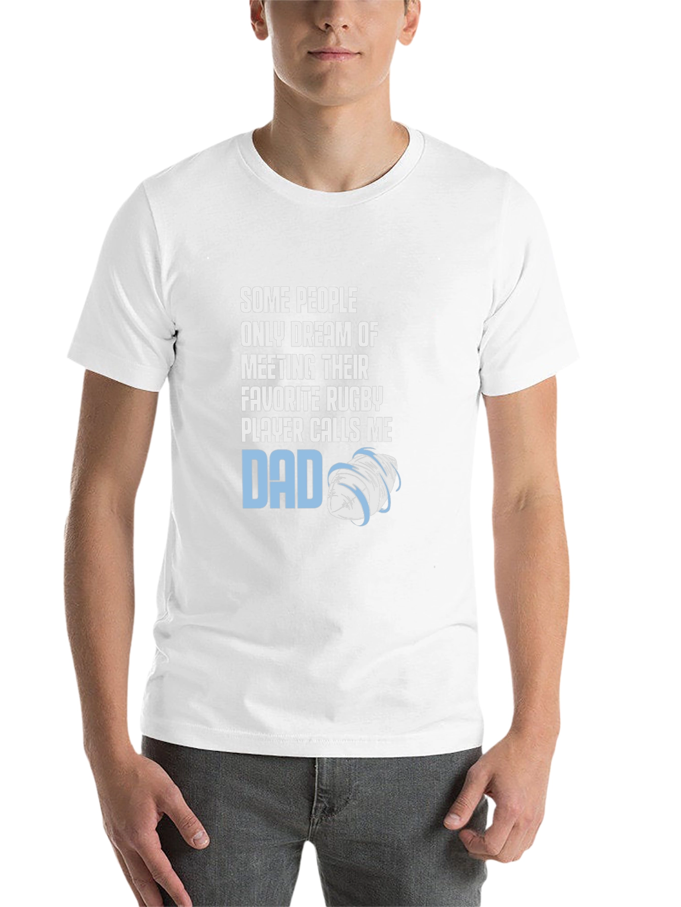 Rugby Dad T-Shirt: Favorite Player Calls Me Dad
