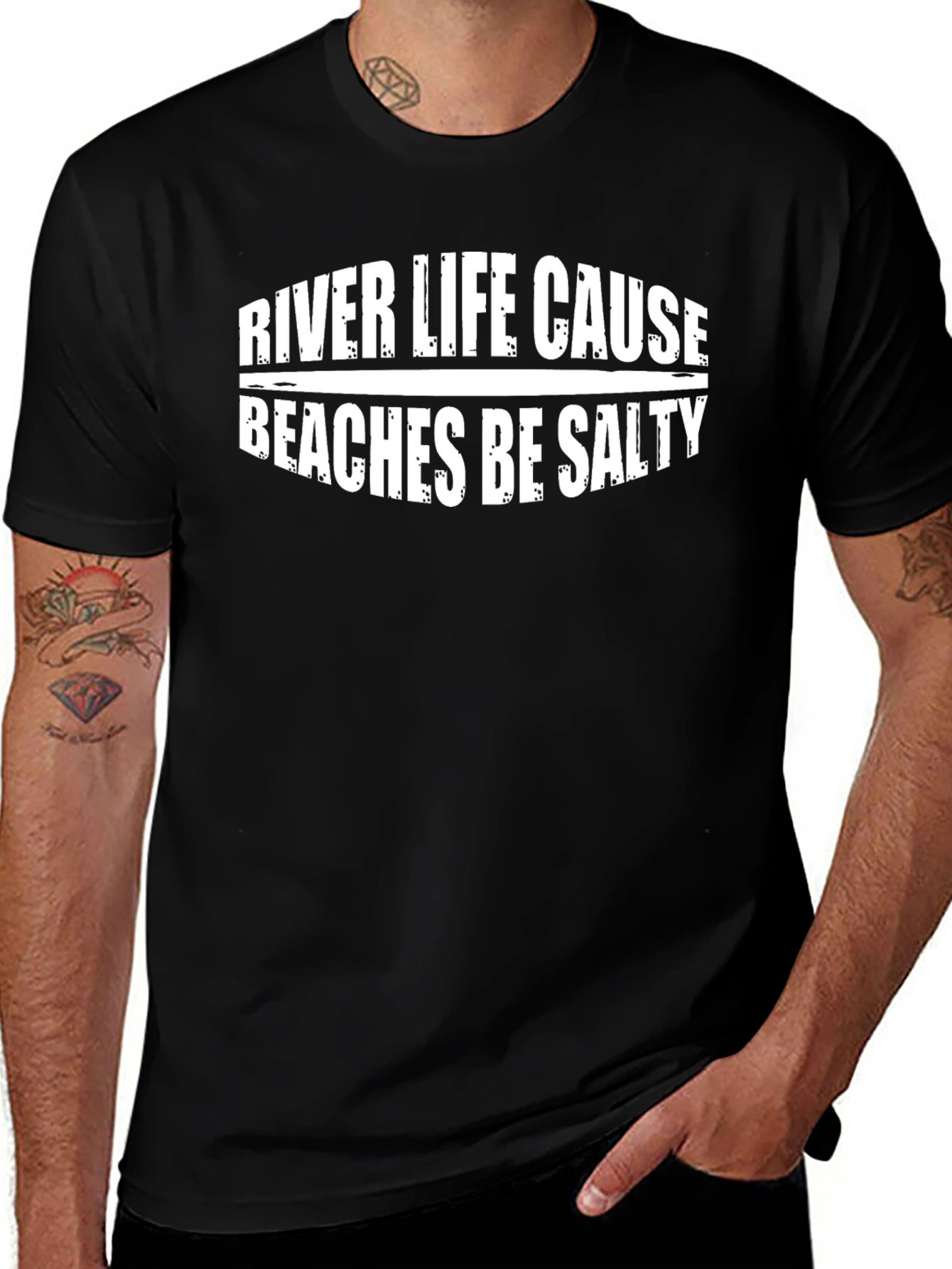 River Life Beaches Salty Graphic Tee