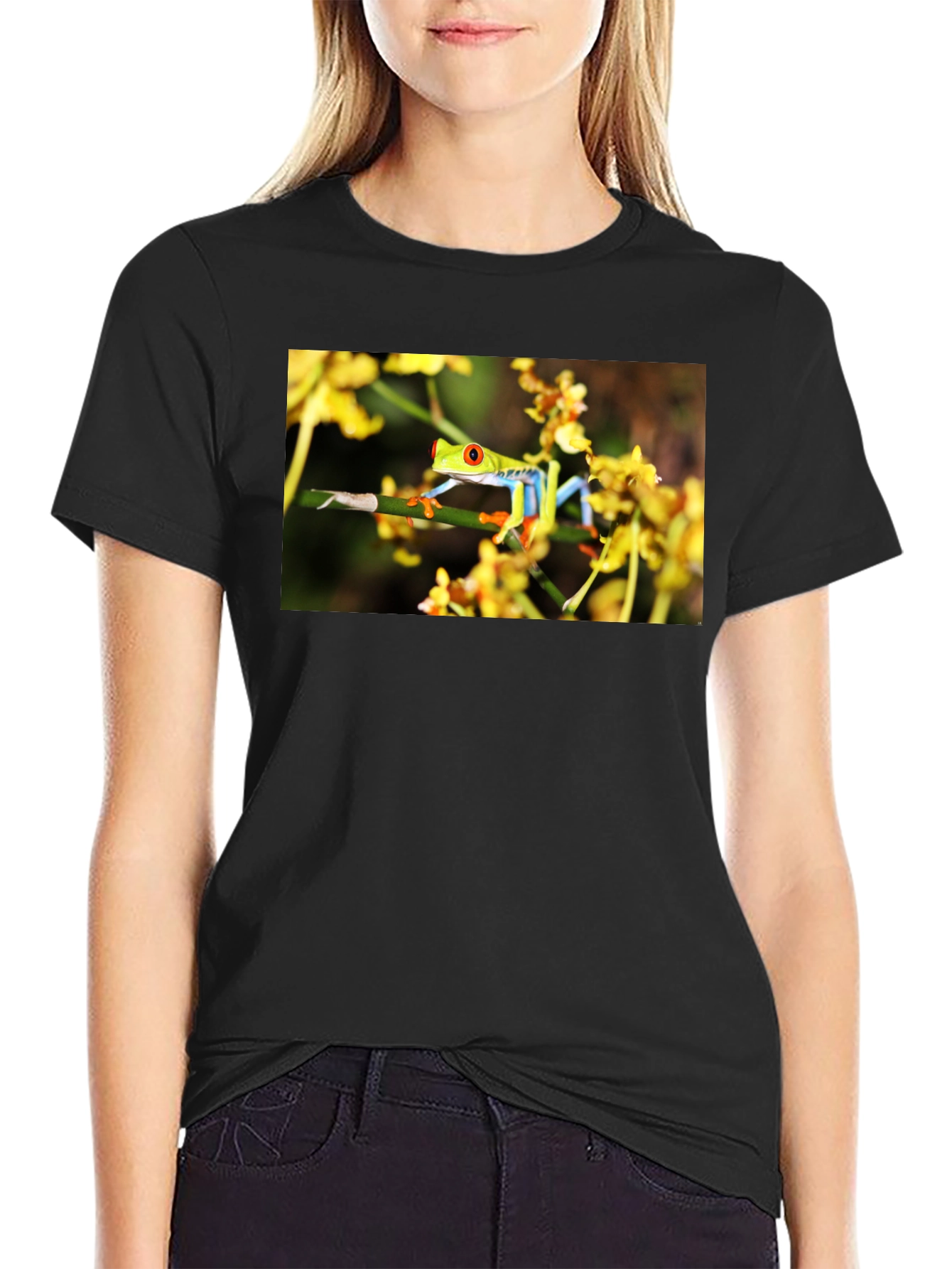 Red Eyed Tree Frog Graphic T-Shirt