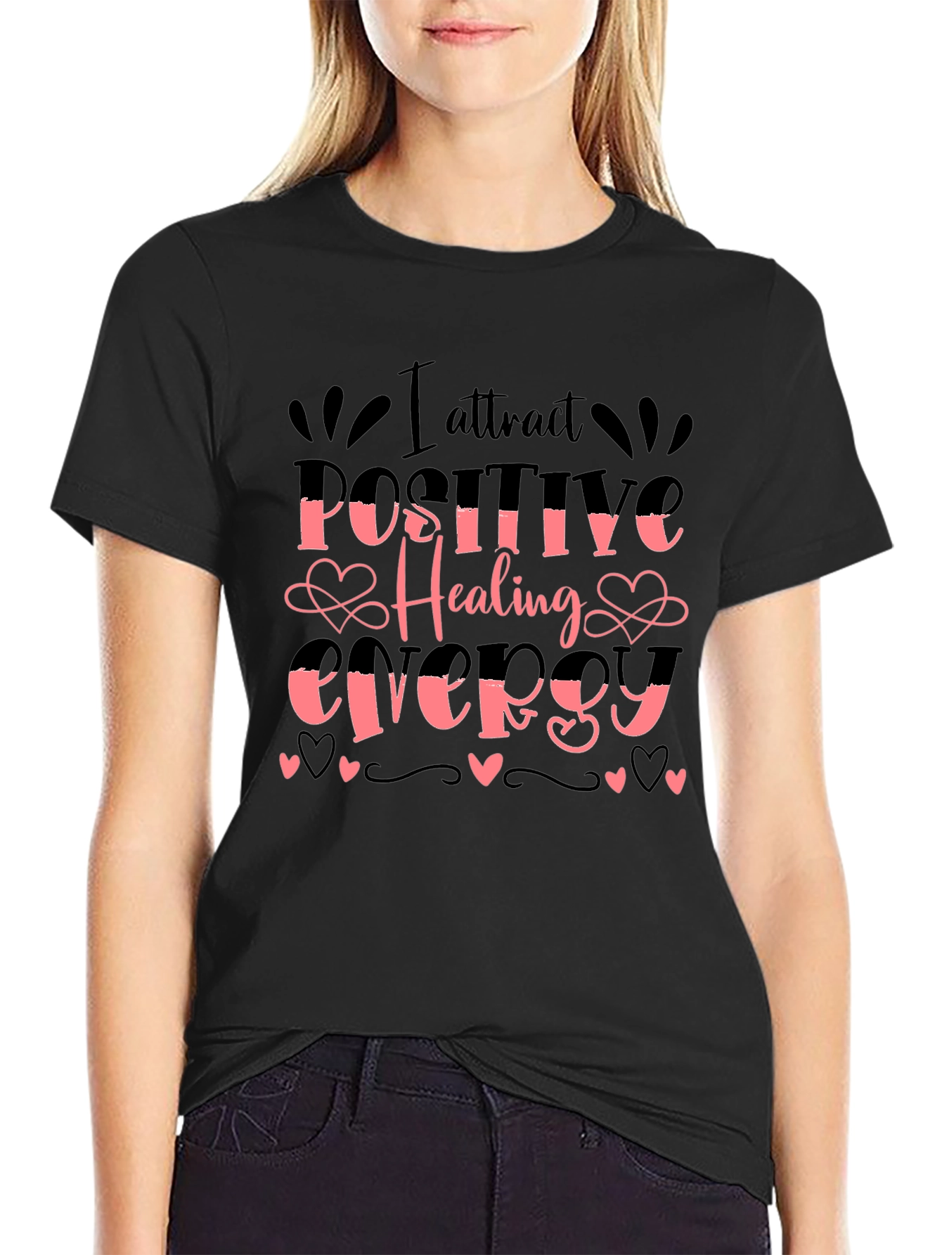 Positive Healing Energy Graphic Tee