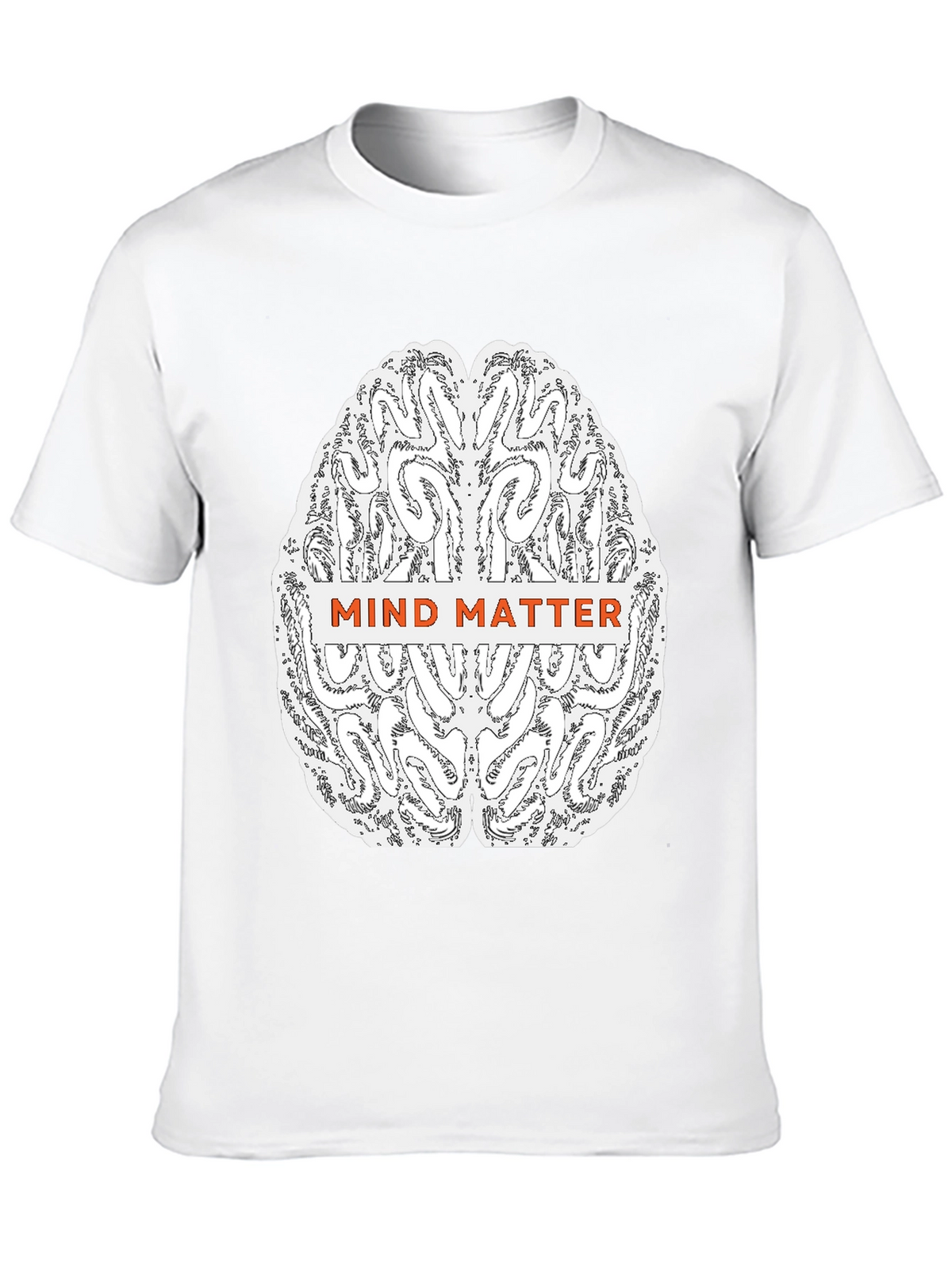 Mind Matter Brain Graphic Tee - Black