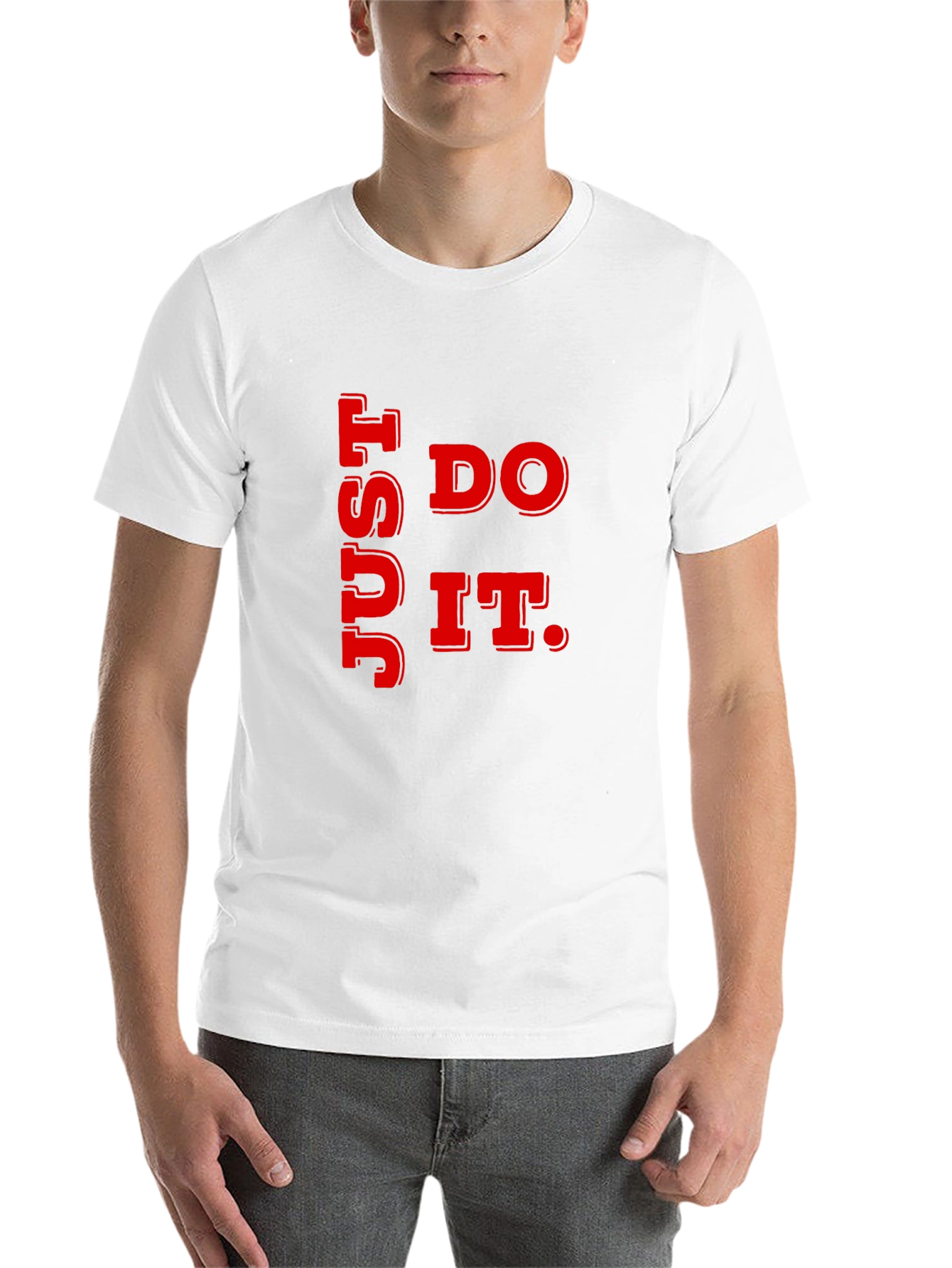 Just Do It Graphic Tee - Black