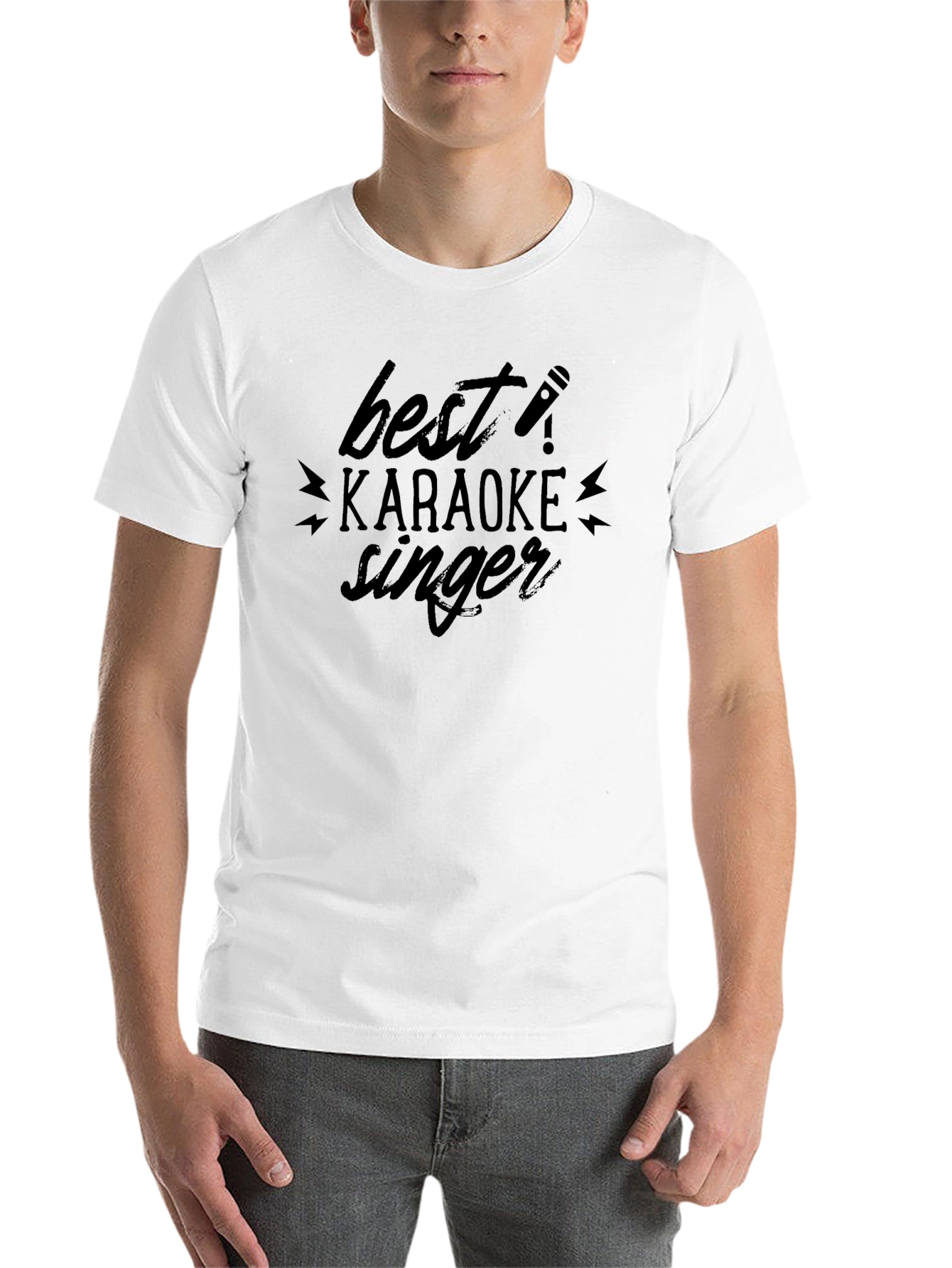 Best Karaoke Singer Black Graphic Tee