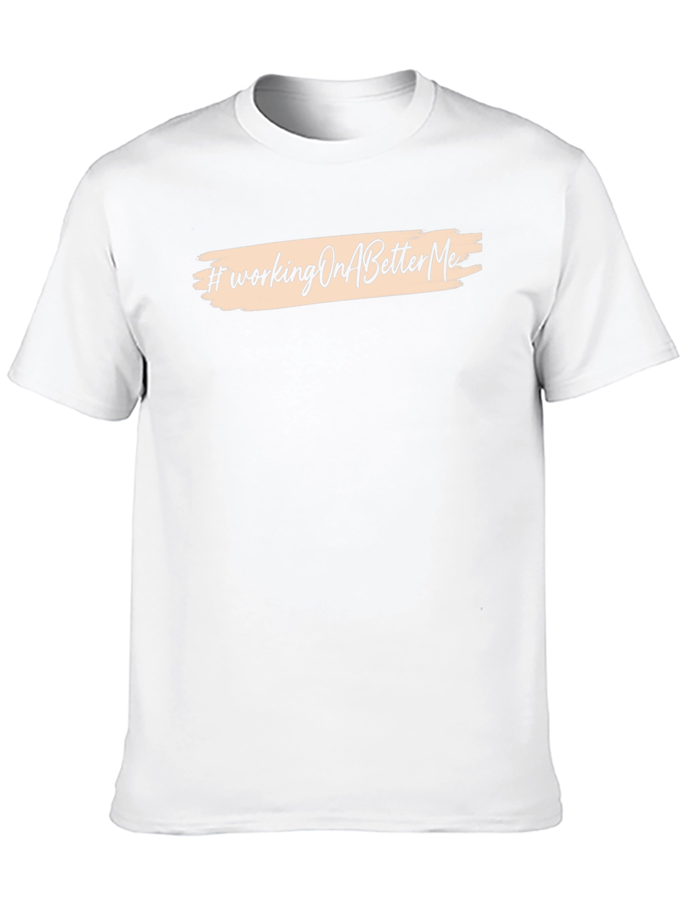 #WorkingOnABetterMe Black Graphic Tee