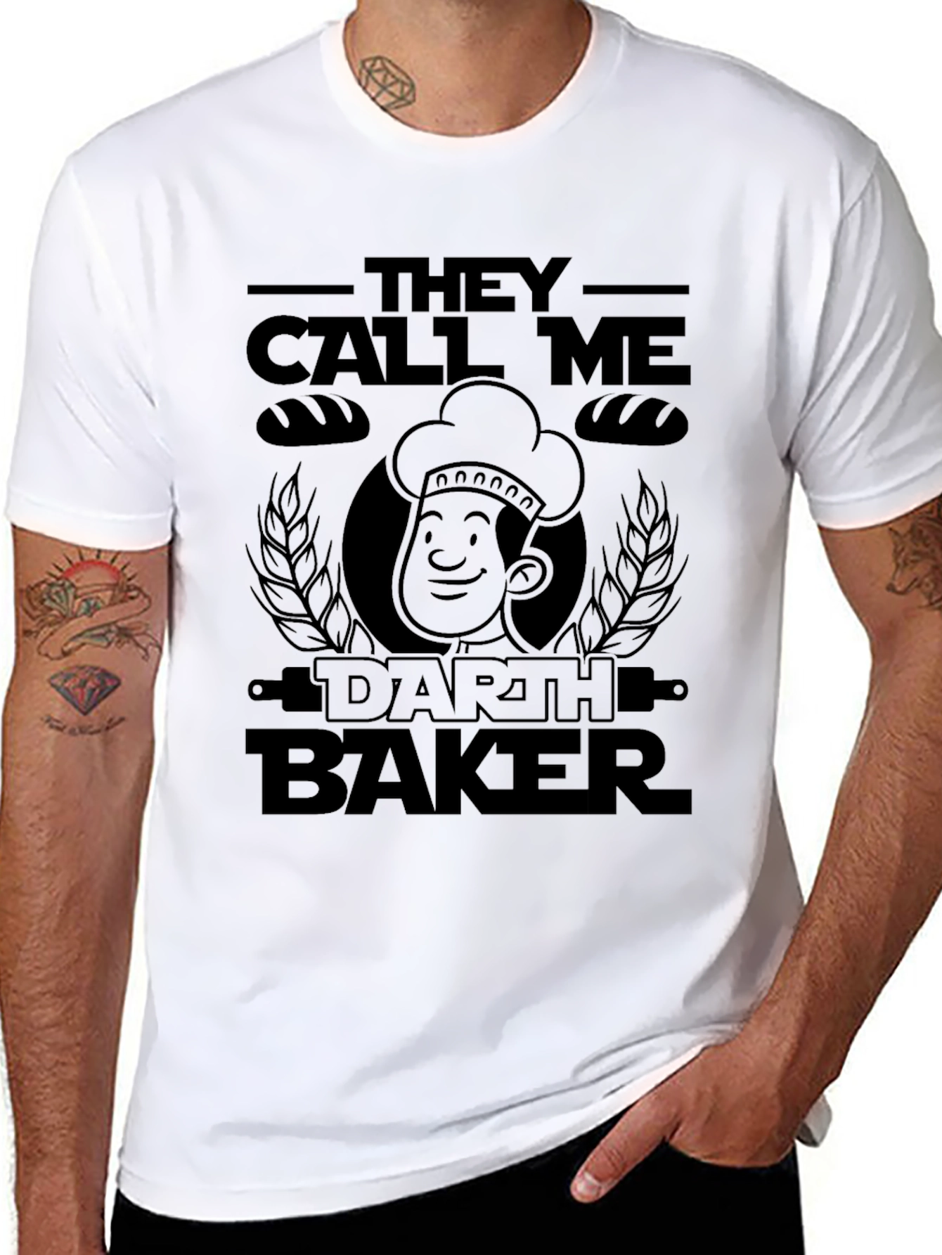 Darth Baker Black Graphic T-Shirt