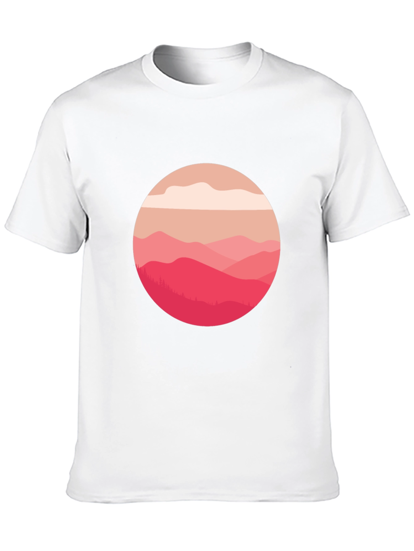 Mountain View Graphic Tee - Soft Cotton Blend