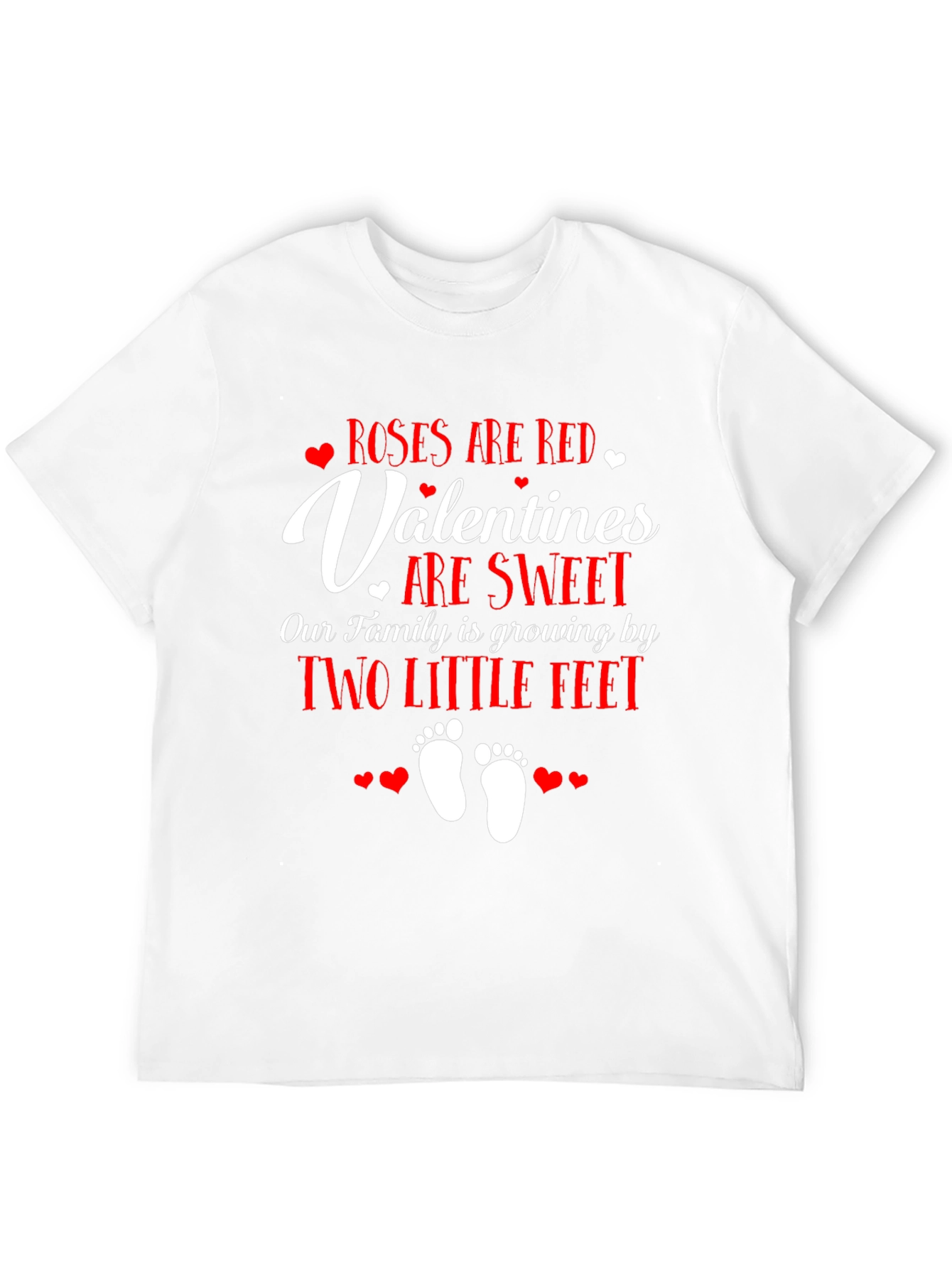 Valentines Day Pregnancy Announcement T-Shirt