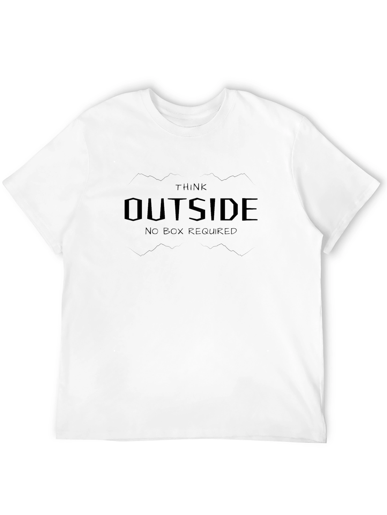 Think Outside the Box - Mens Graphic Tee