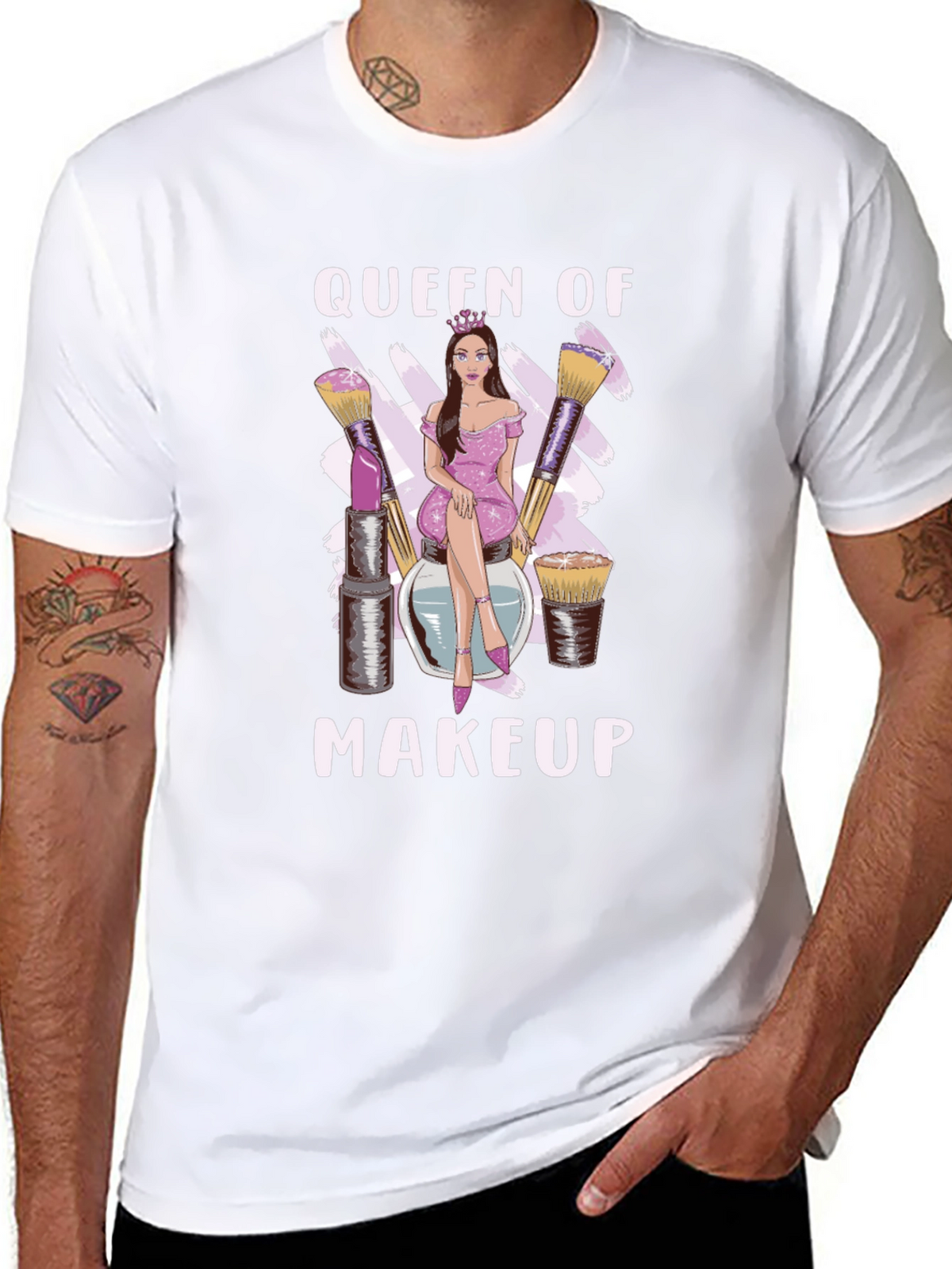 Queen of Makeup Black T-Shirt