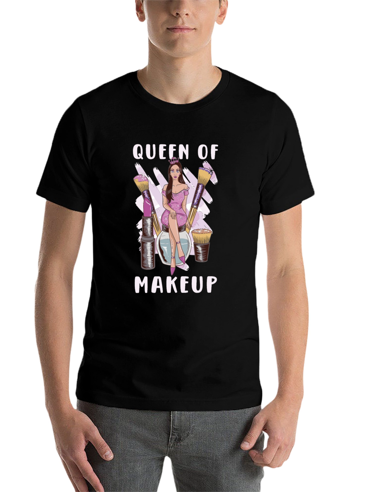 Queen of Makeup Black T-Shirt