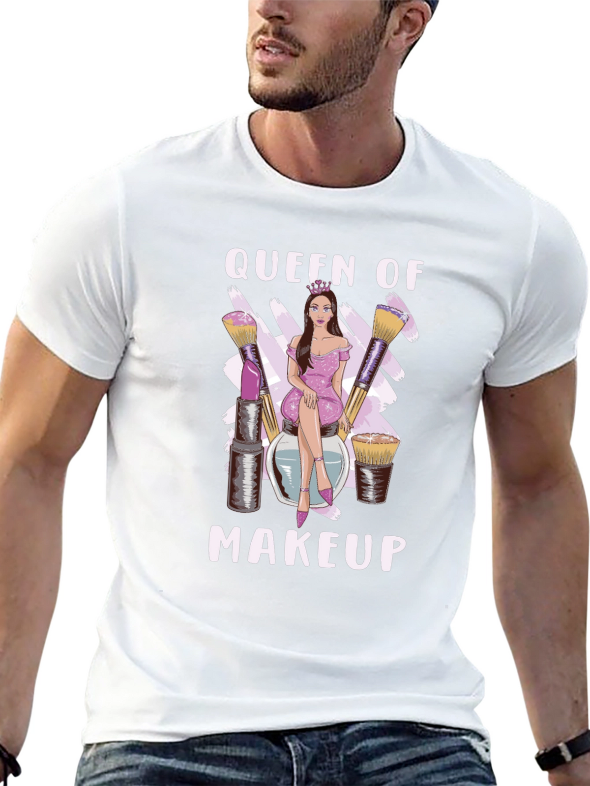 Queen of Makeup Black T-Shirt
