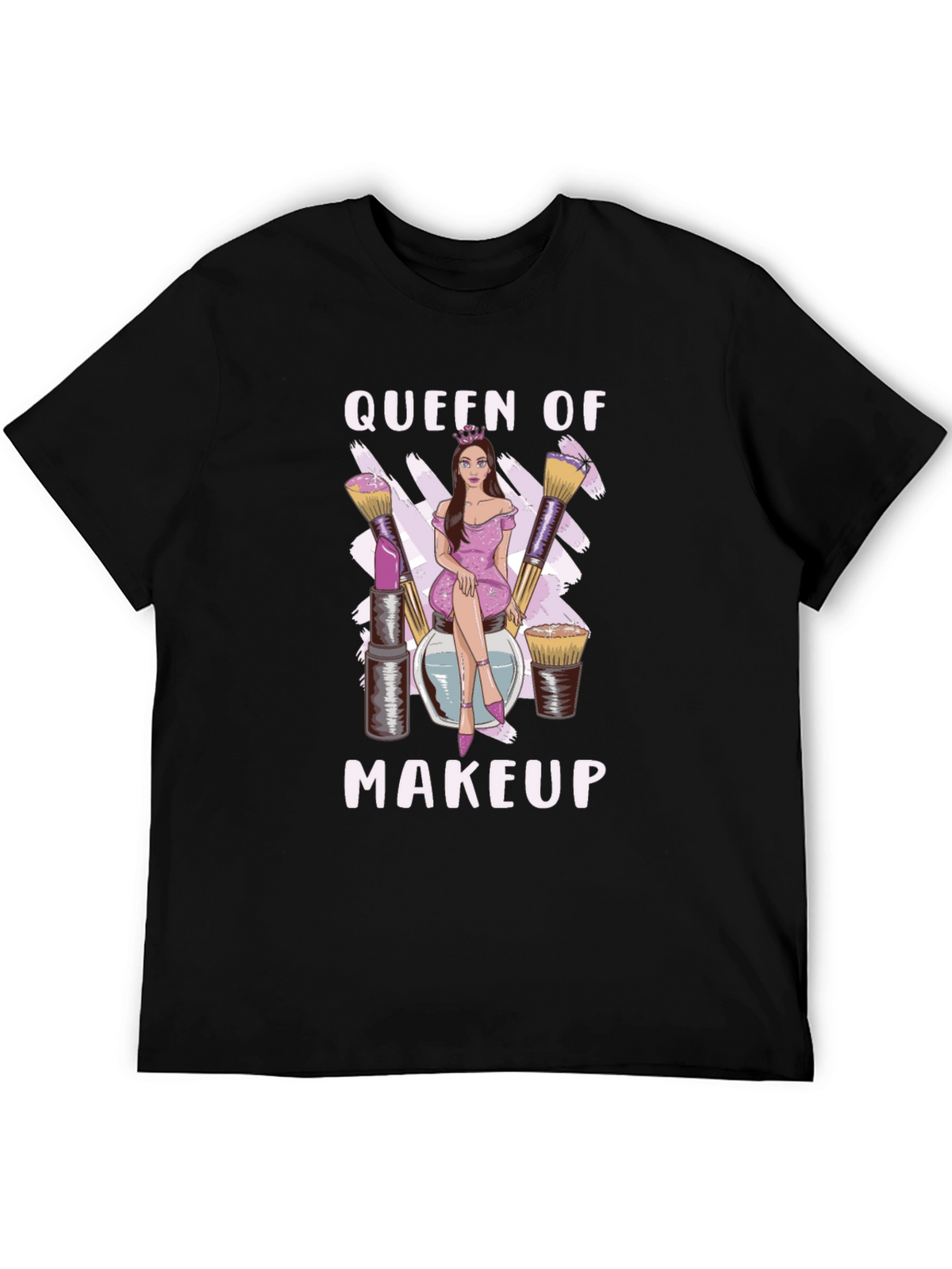 Queen of Makeup Black T-Shirt