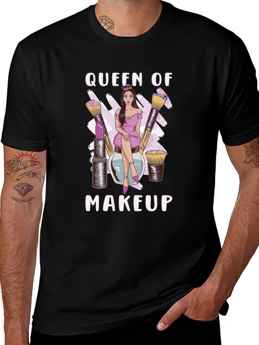 Queen of Makeup Black T-Shirt